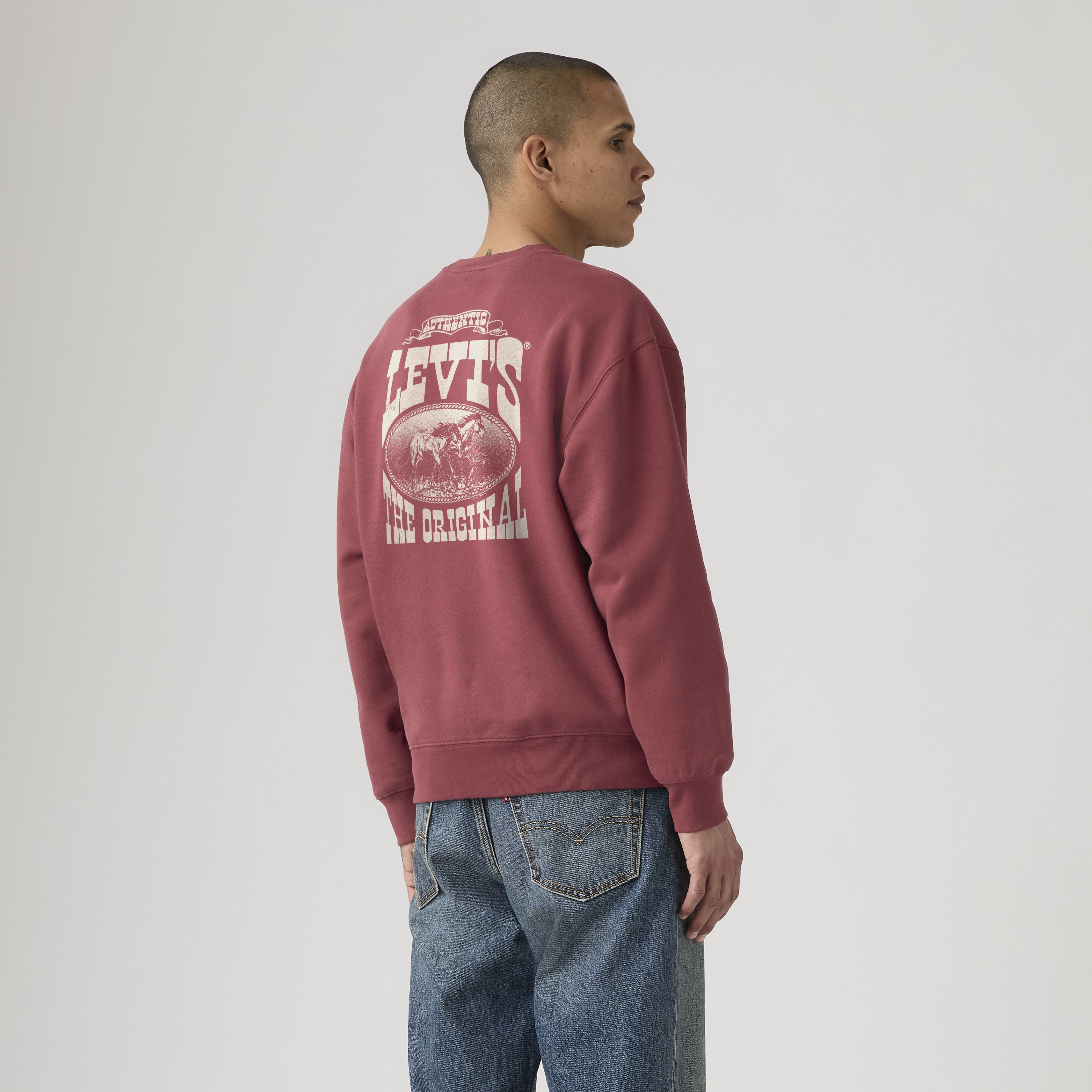 Relaxed Graphic Crewneck Sweatshirt 4