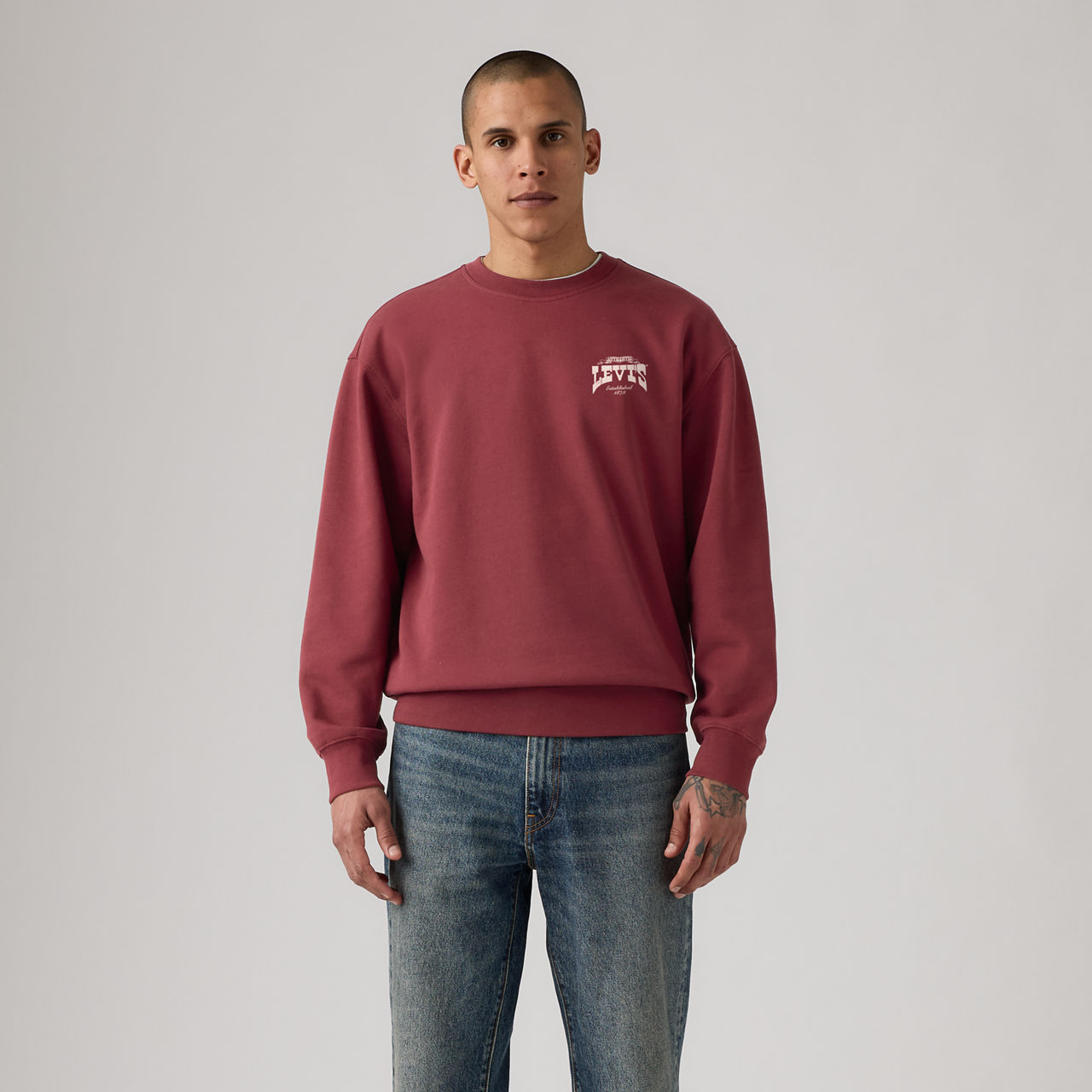 Relaxed Graphic Crewneck Sweatshirt 15