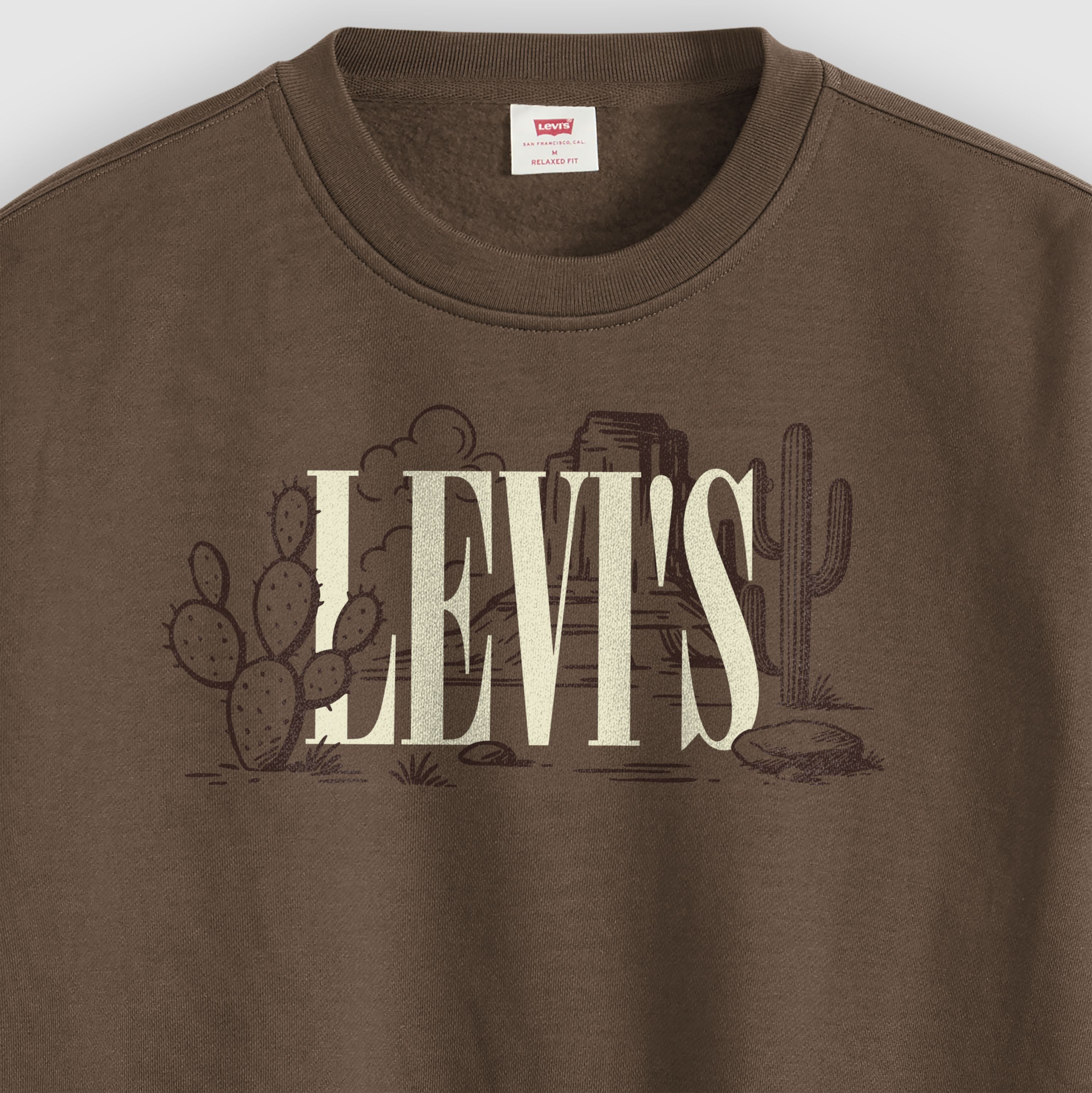 Relaxed Graphic Crewneck Sweatshirt 6