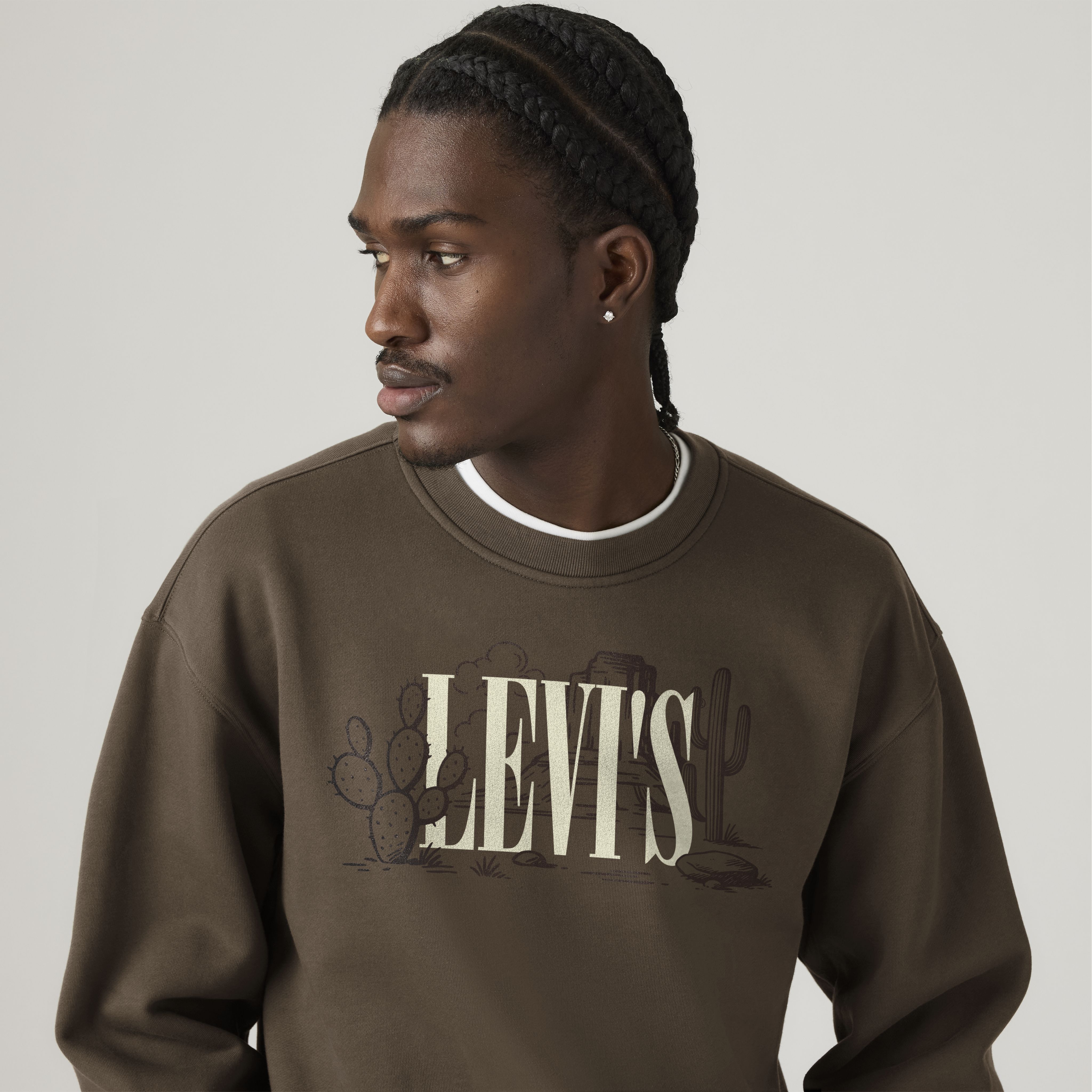 Relaxed Graphic Crewneck Sweatshirt 2