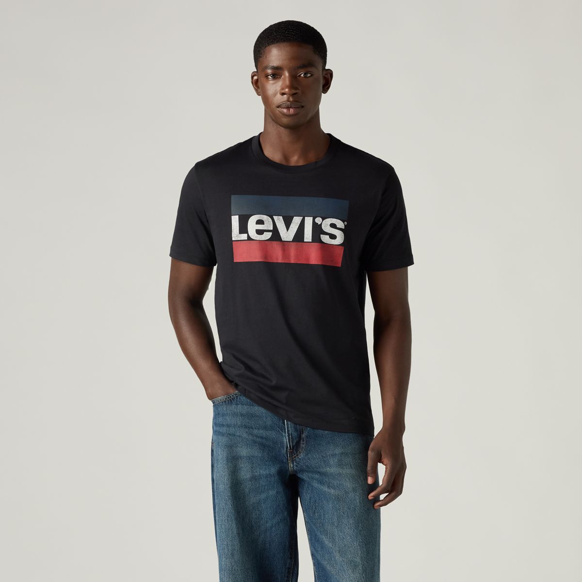 Standard Levi's® Sportswear Logo Graphic T-Shirt — Black