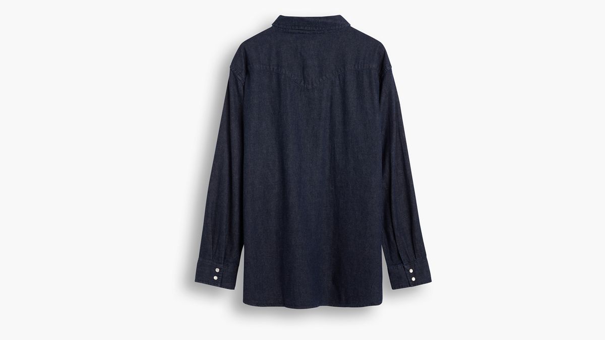 Classic Western Shirt (Big) — Red Cast Rinse - Dark Wash