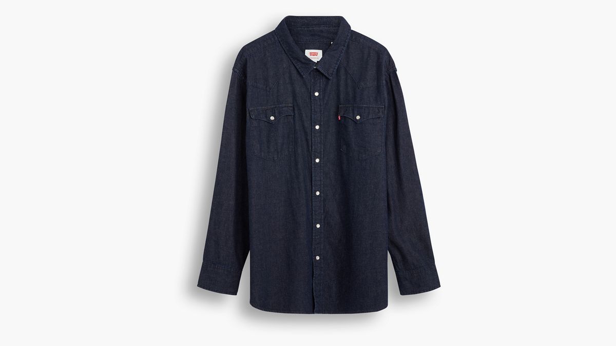 Classic Western Shirt (Big) — Red Cast Rinse - Dark Wash