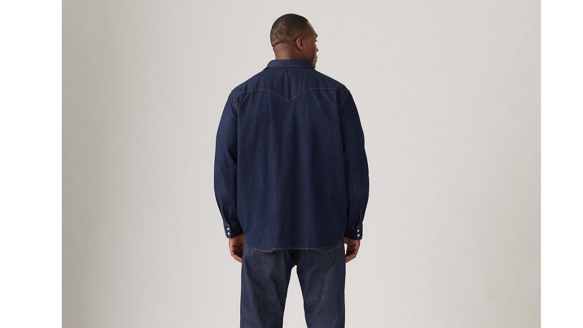 Classic Western Shirt (Big) — Red Cast Rinse - Dark Wash