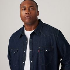 Classic Western Shirt (Big) — Red Cast Rinse - Dark Wash 4