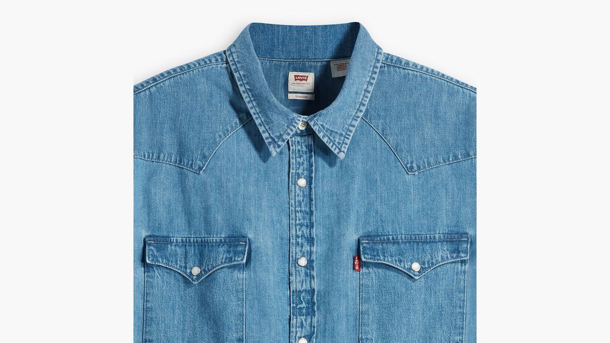 Classic Western Shirt (Big) — Franklin Stonewash - Light Wash