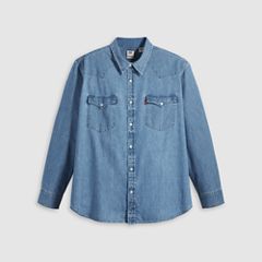 Classic Western Shirt (Big) — Franklin Stonewash - Light Wash 5