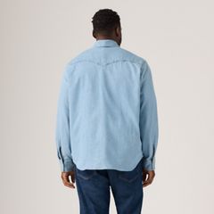 Classic Western Shirt (Big) — Franklin Stonewash - Light Wash 4