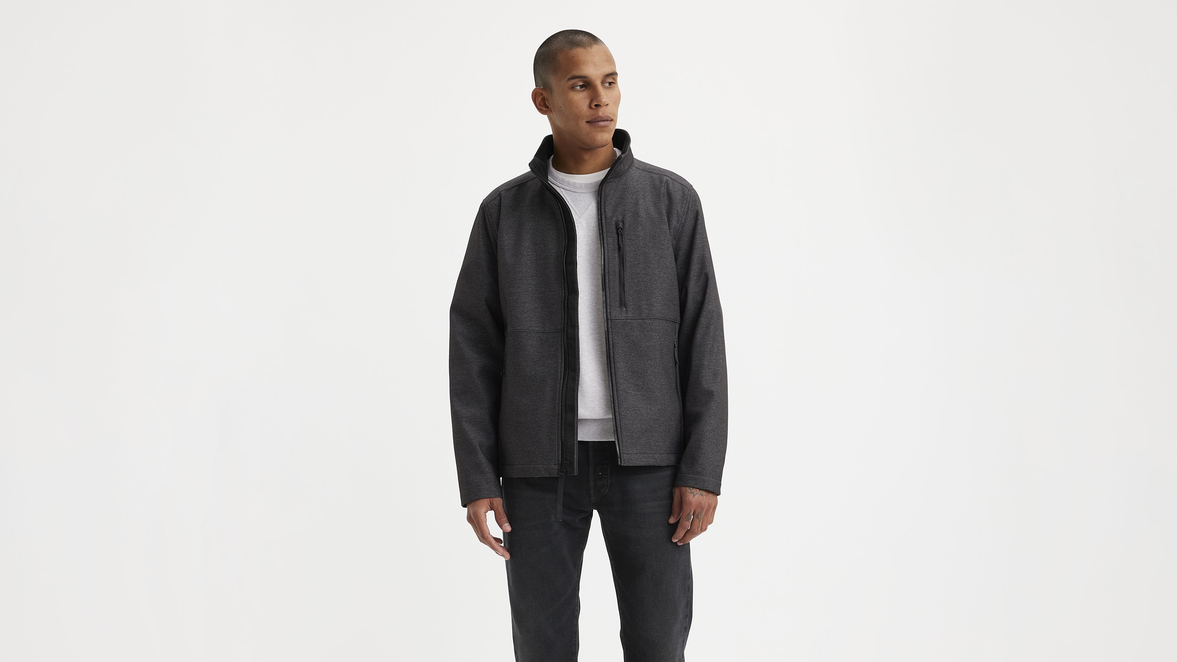 Soft Shell Stand Collar Jacket 9