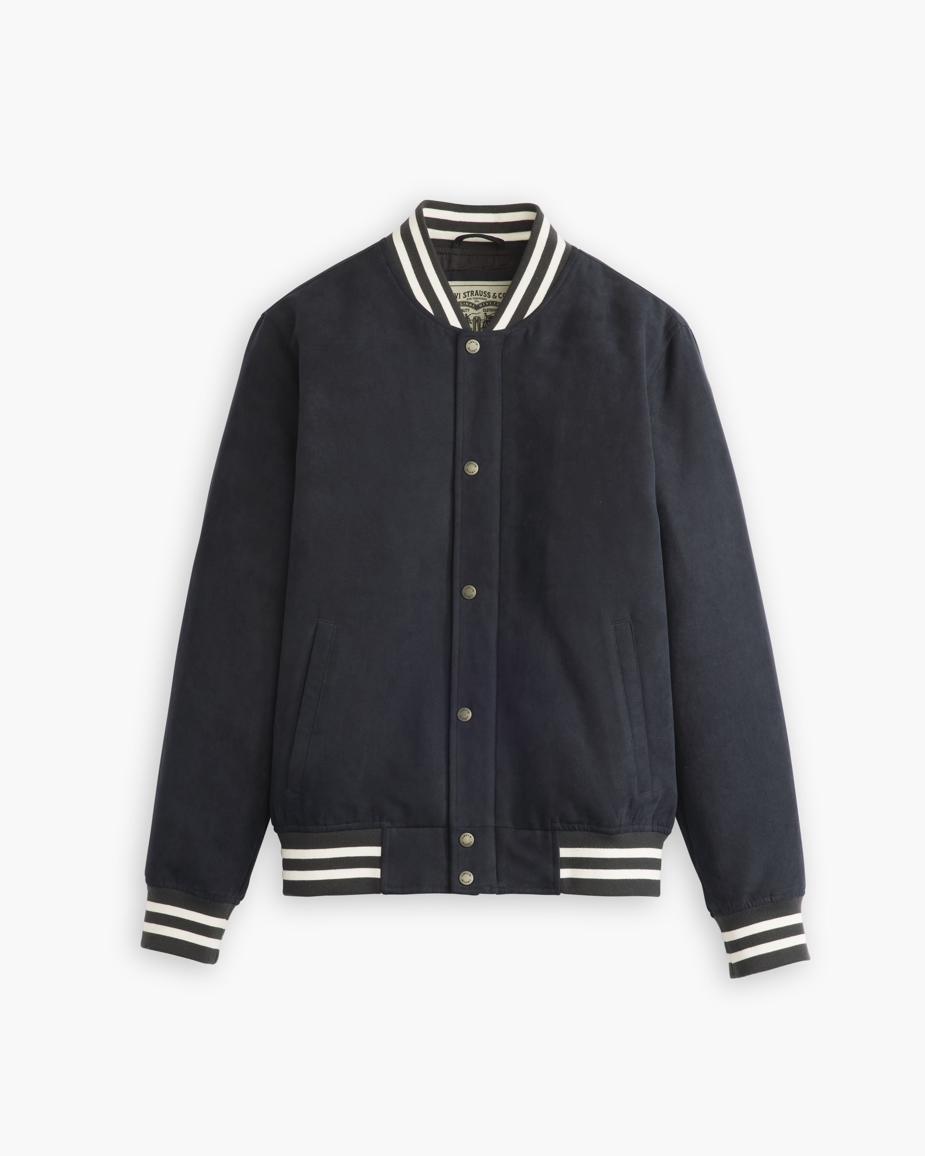 Faux Suede Varsity Jacket 3