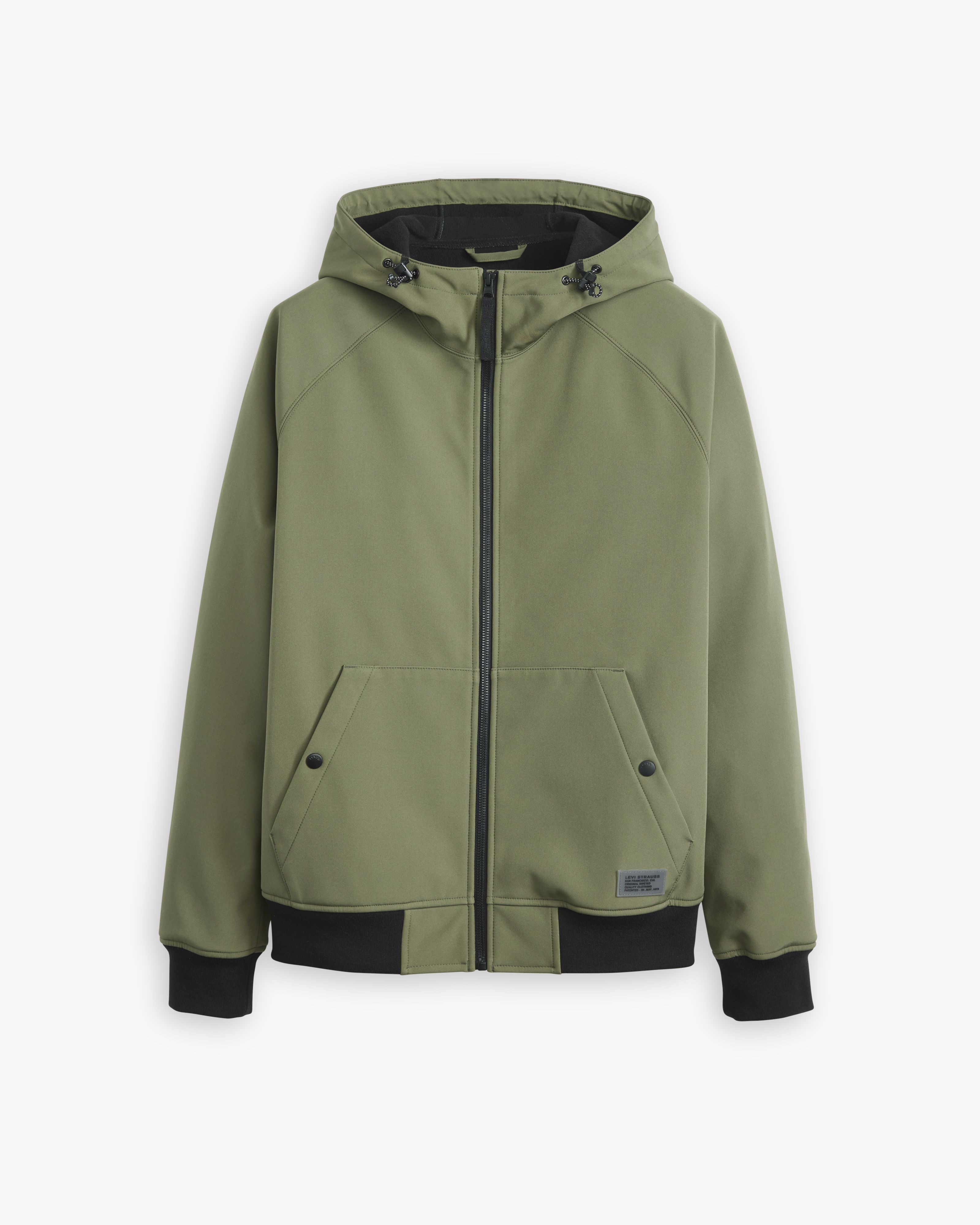 Soft Shell Hoodie Bomber Jacket 1