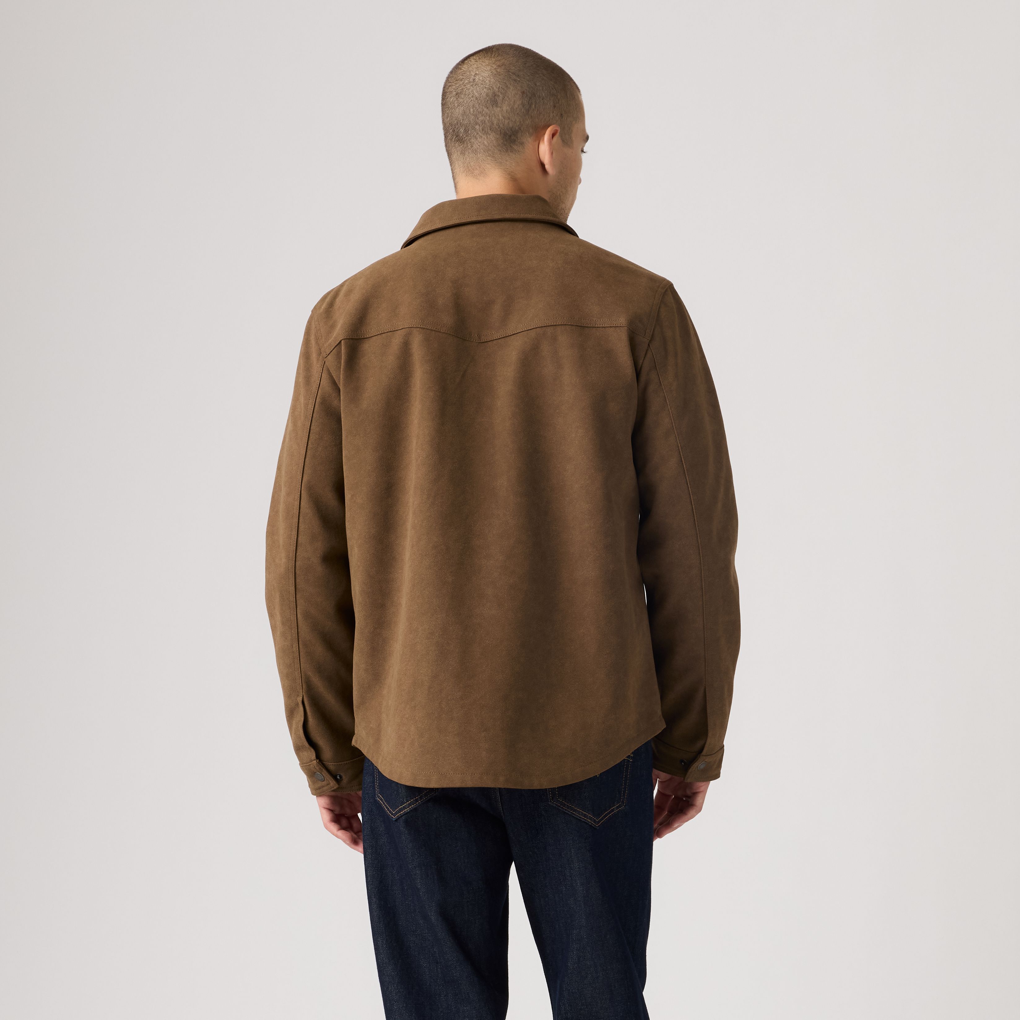 Faux Suede Western Shacket 4