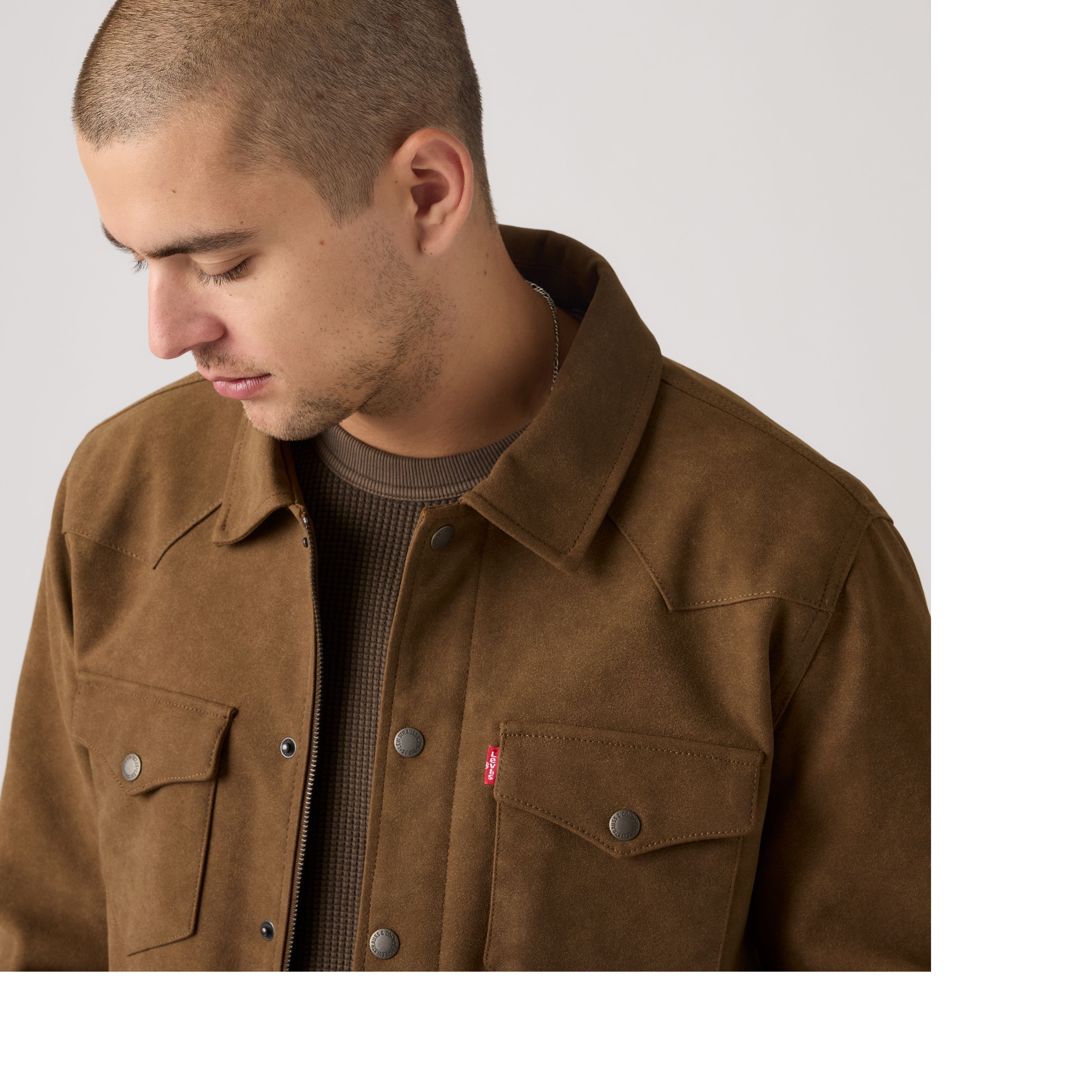 Faux Suede Western Shacket 2