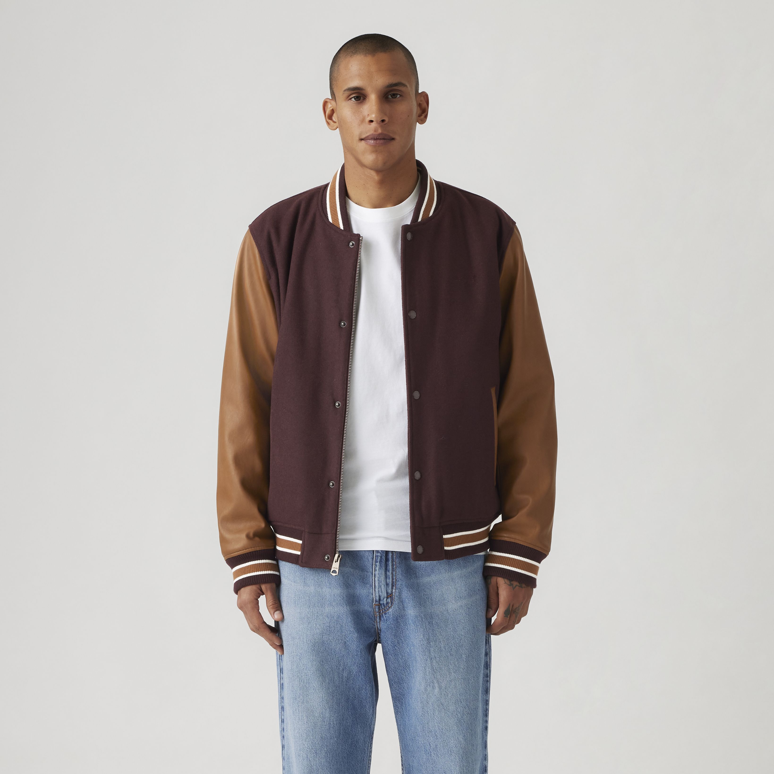 Mixed Media Varsity Jacket 3