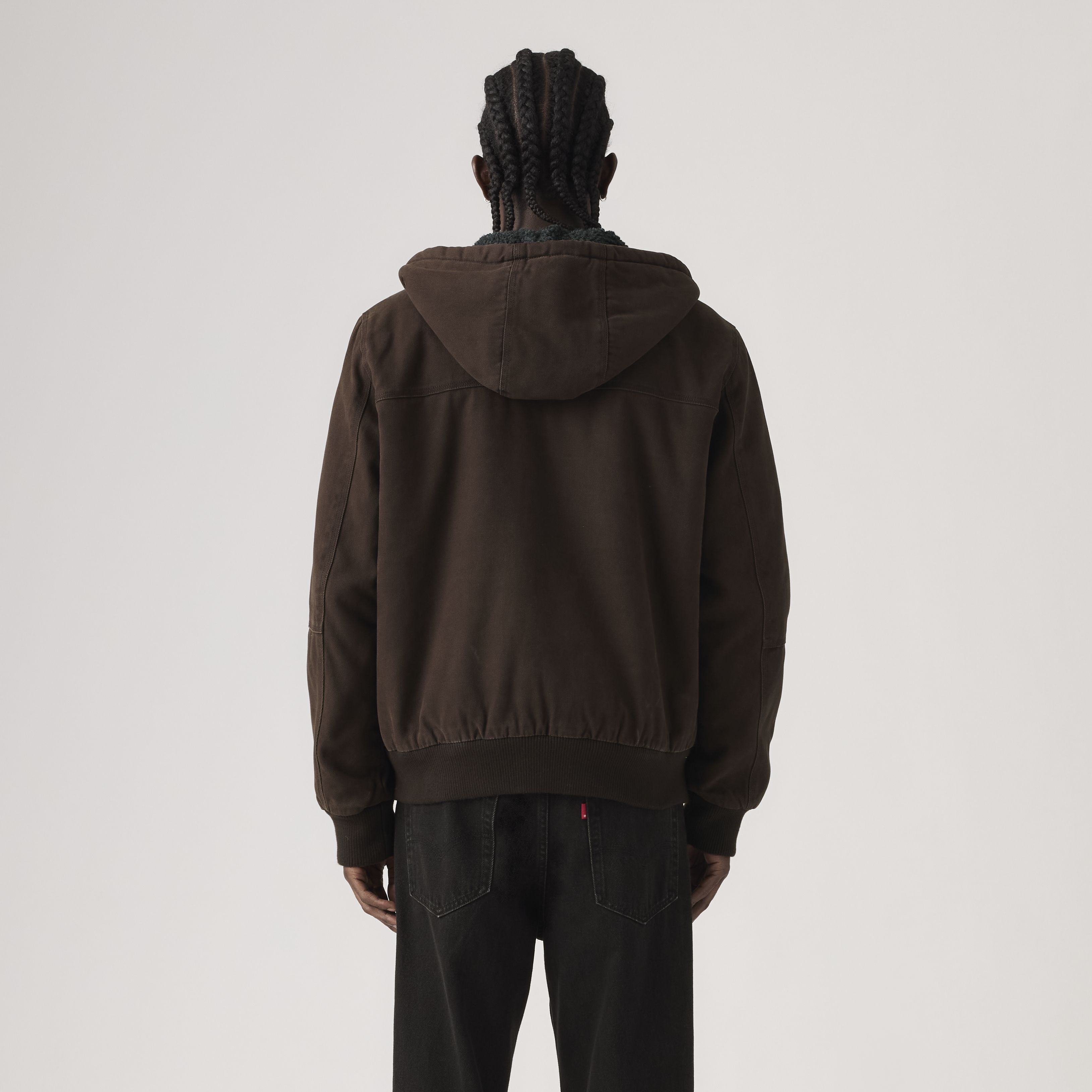 Sherpa Lined Hooded Jacket 4