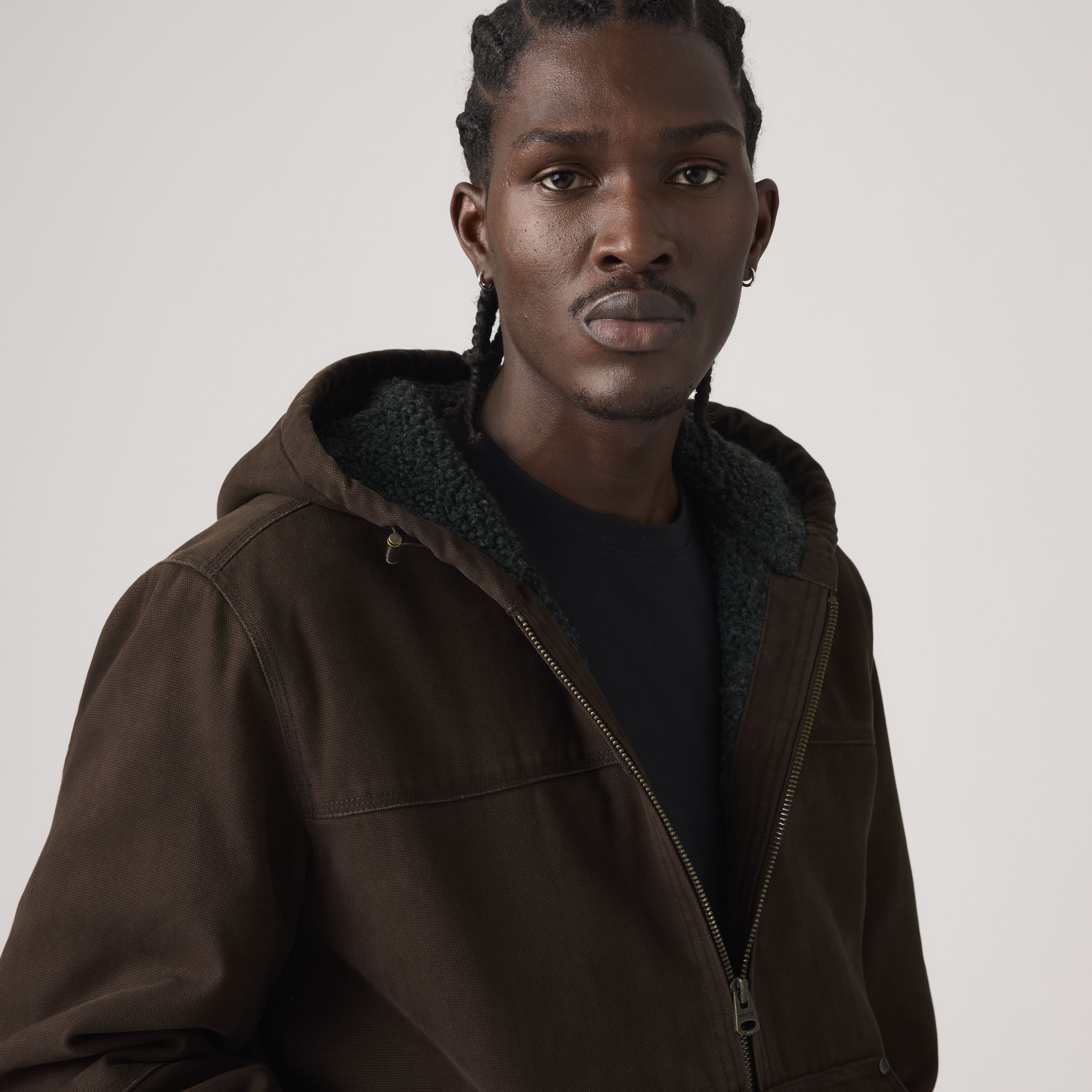 Sherpa Lined Hooded Jacket 2