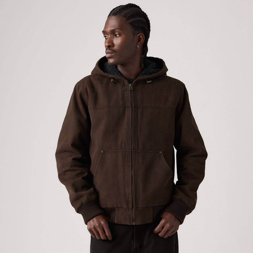 Levi's Sherpa Lined Hooded Jacket - Men's L