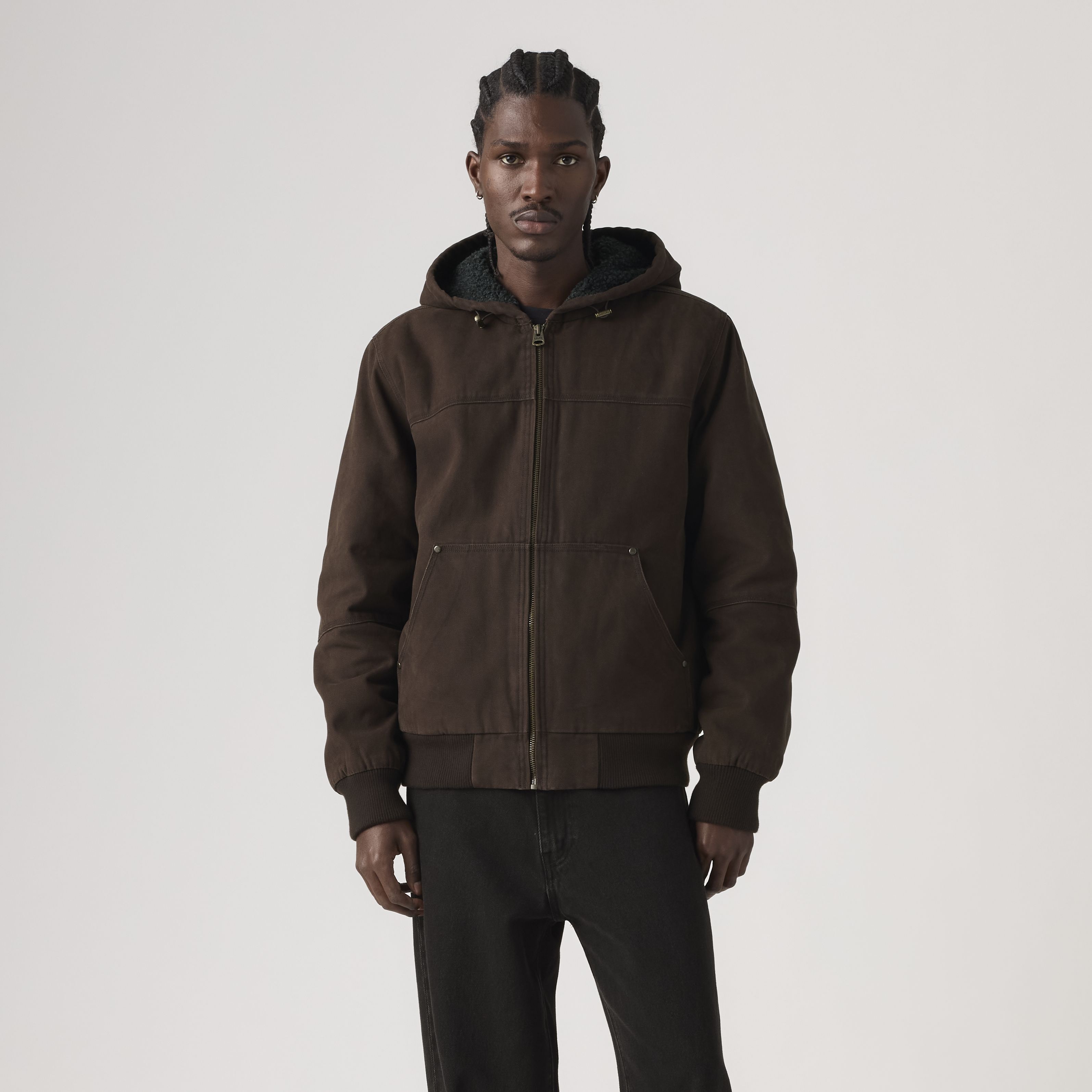Sherpa Lined Hooded Jacket 3