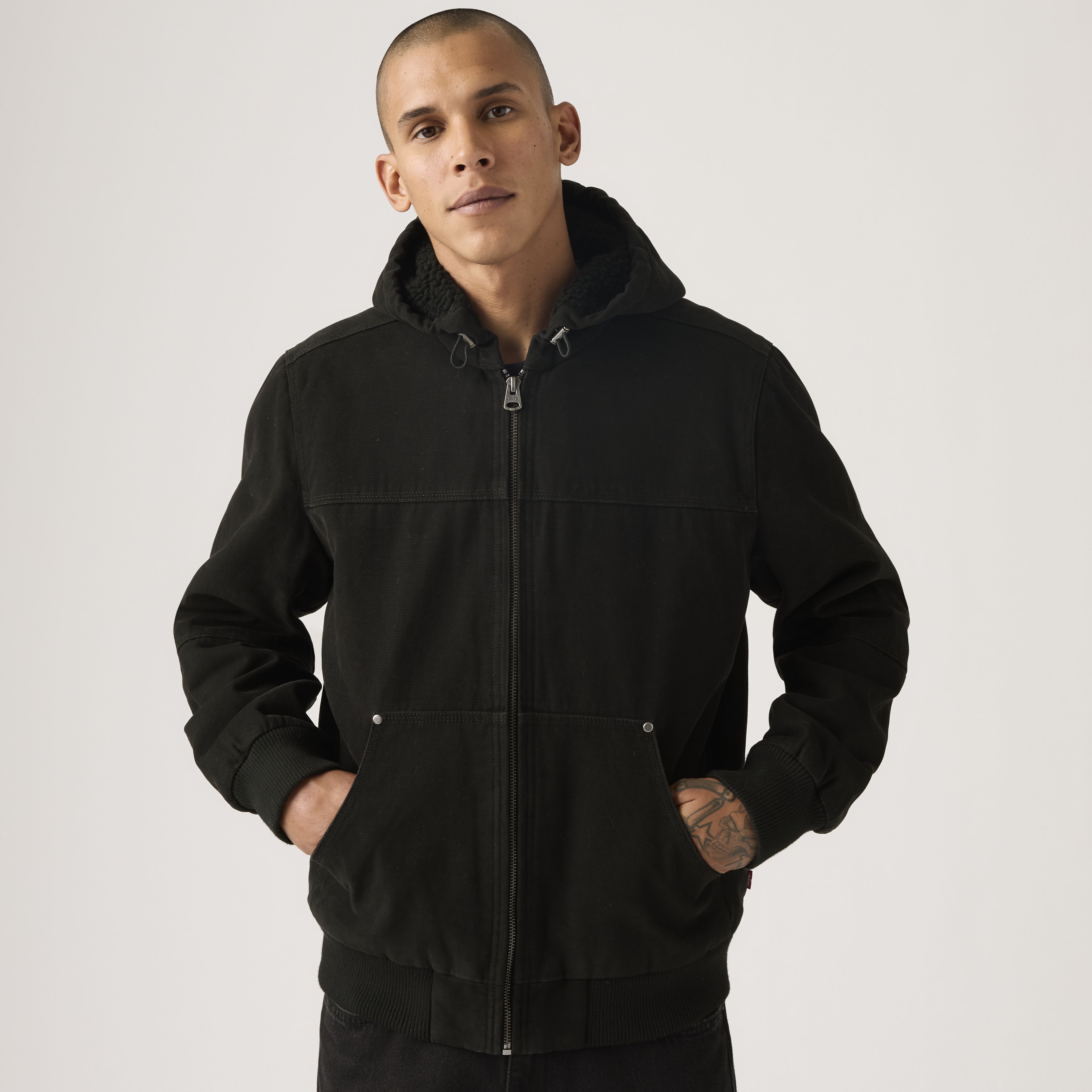 Sherpa Lined Hooded Jacket 1