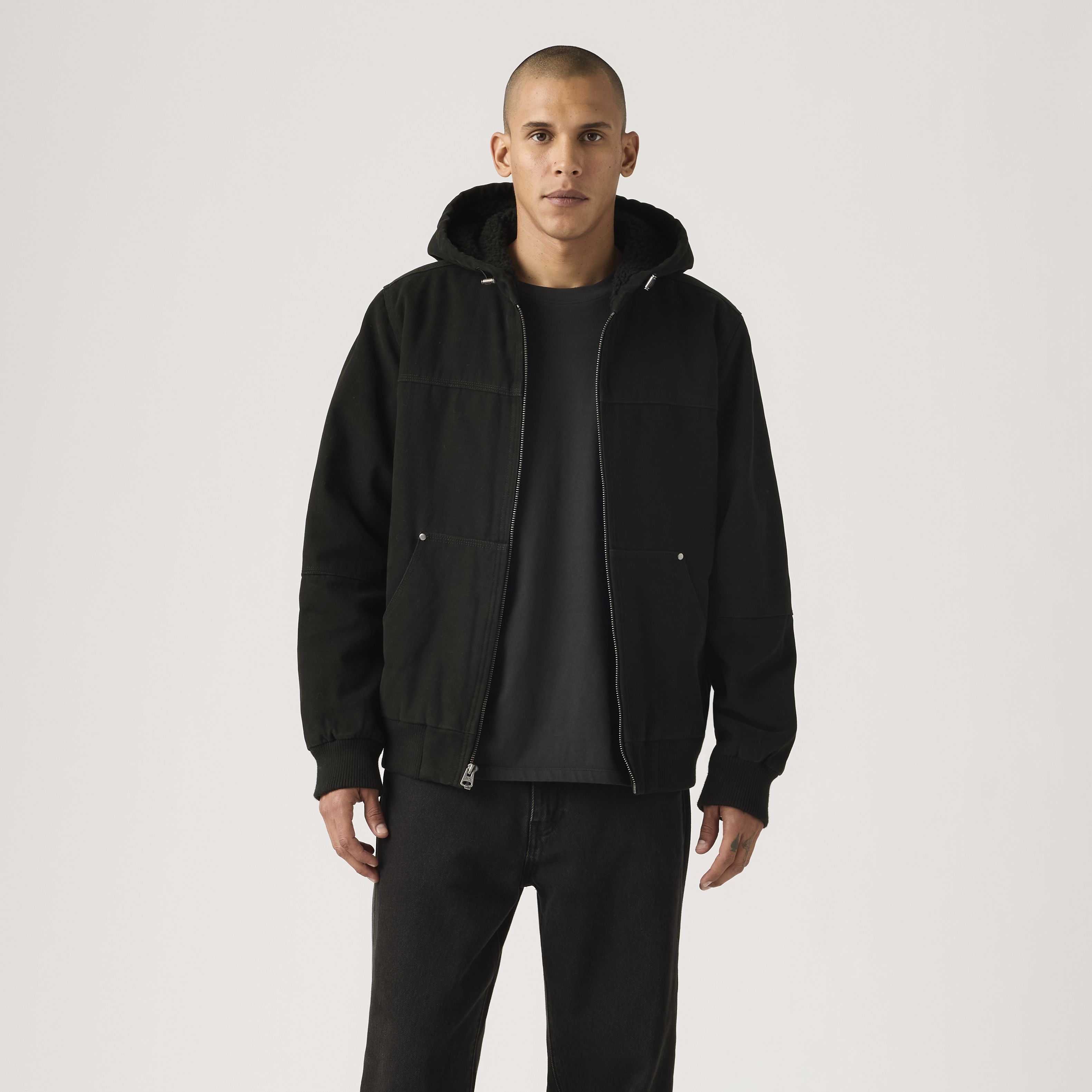 Sherpa Lined Hooded Jacket 8