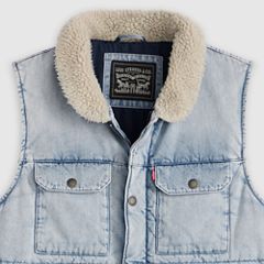 Utility Quilted Vest — Denim - Blue 6