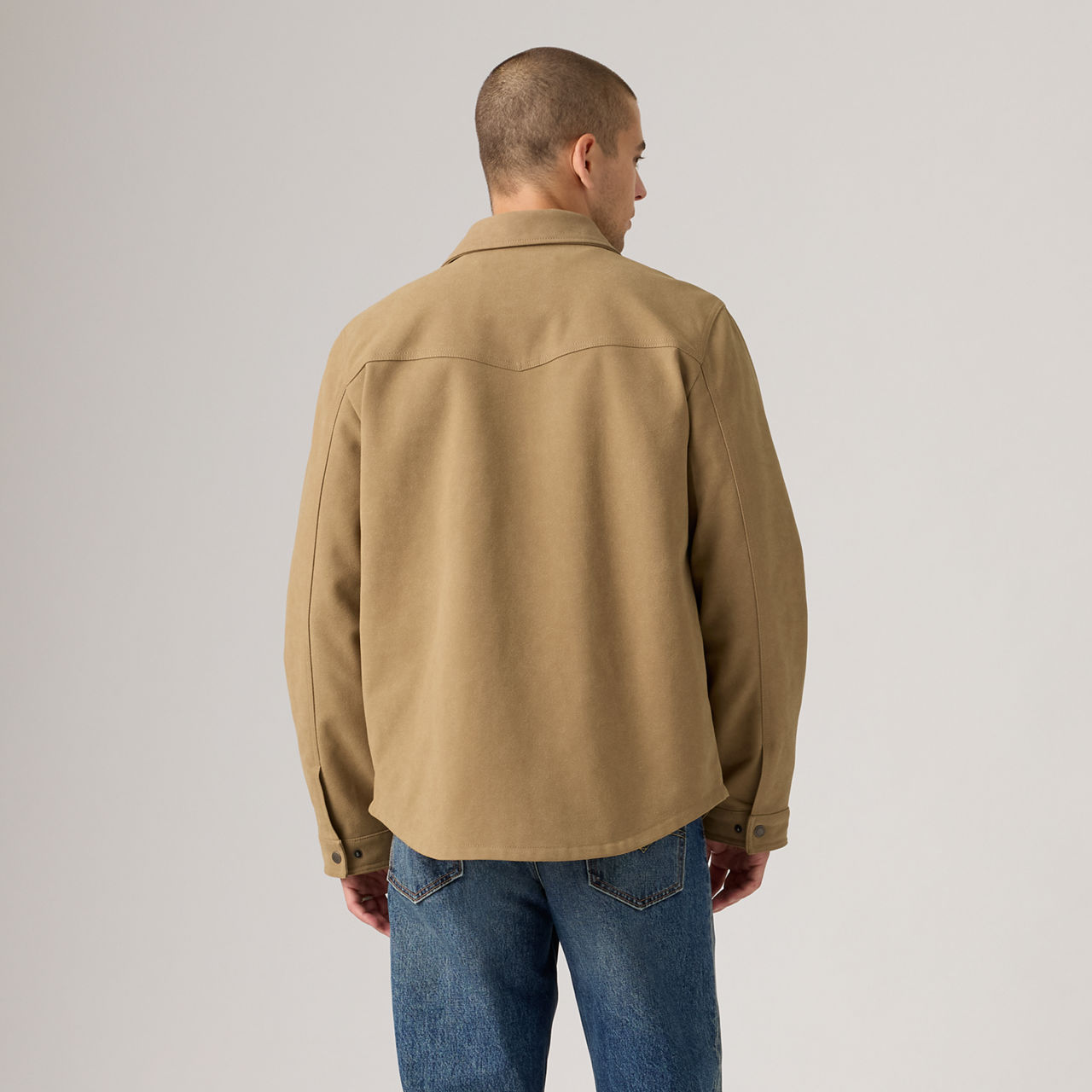 Levi's Western Shirt Jacket In Brown