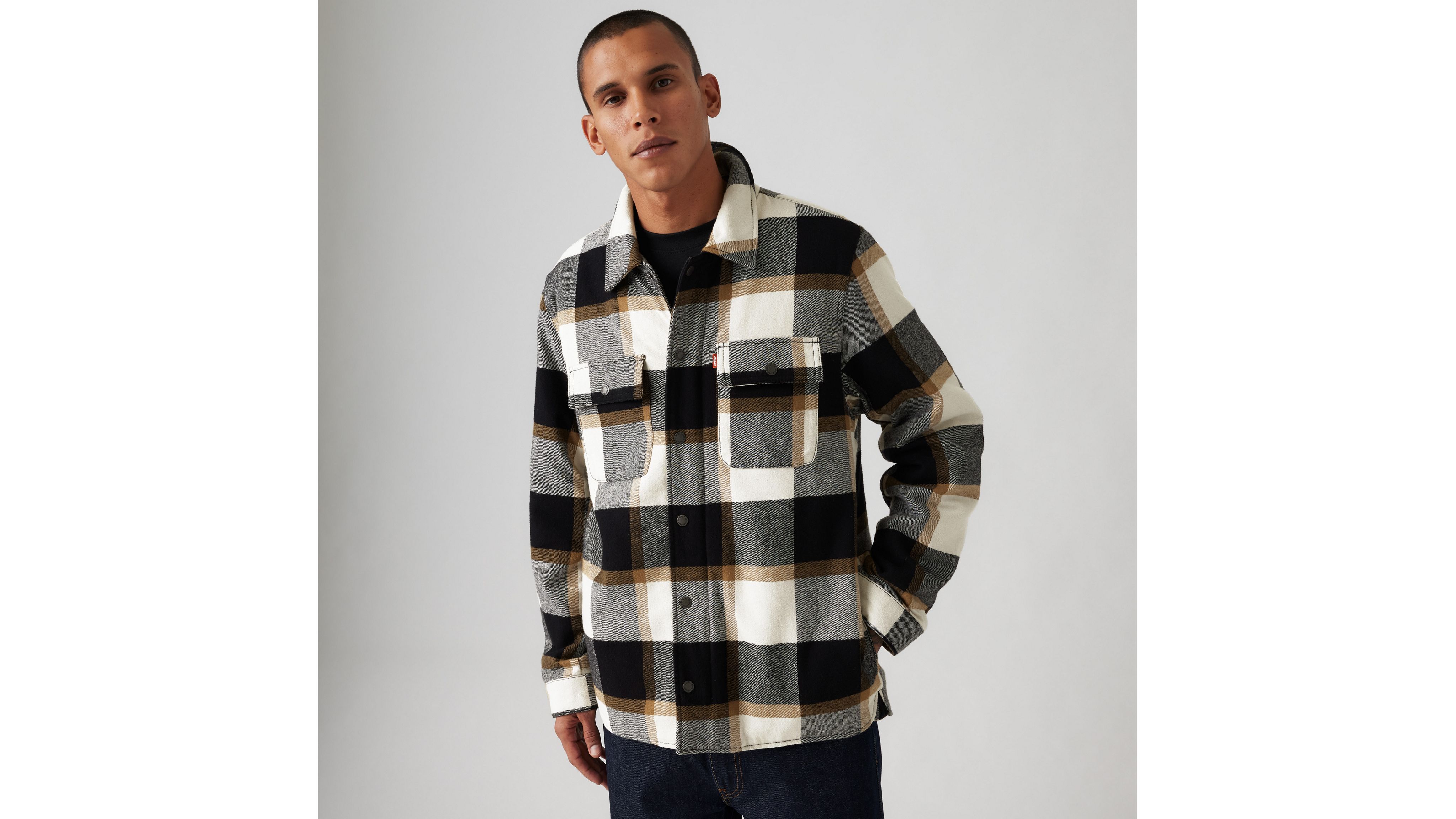 Cotton Plaid Shacket 1