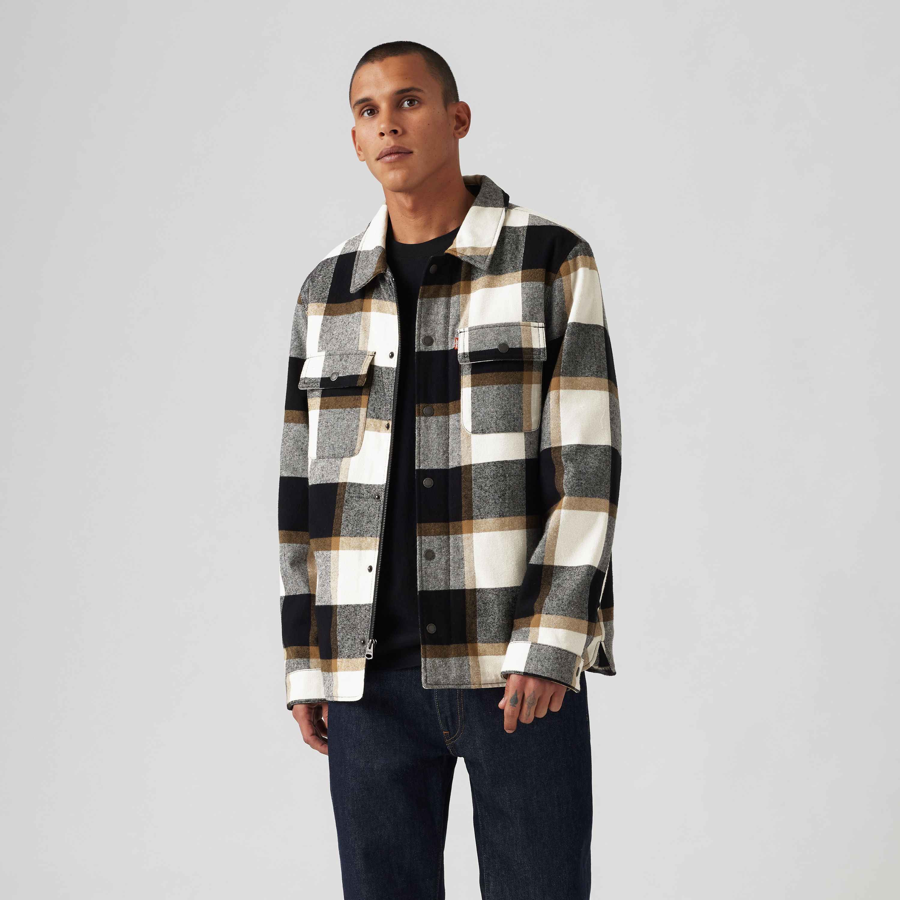Cotton Plaid Shacket 3