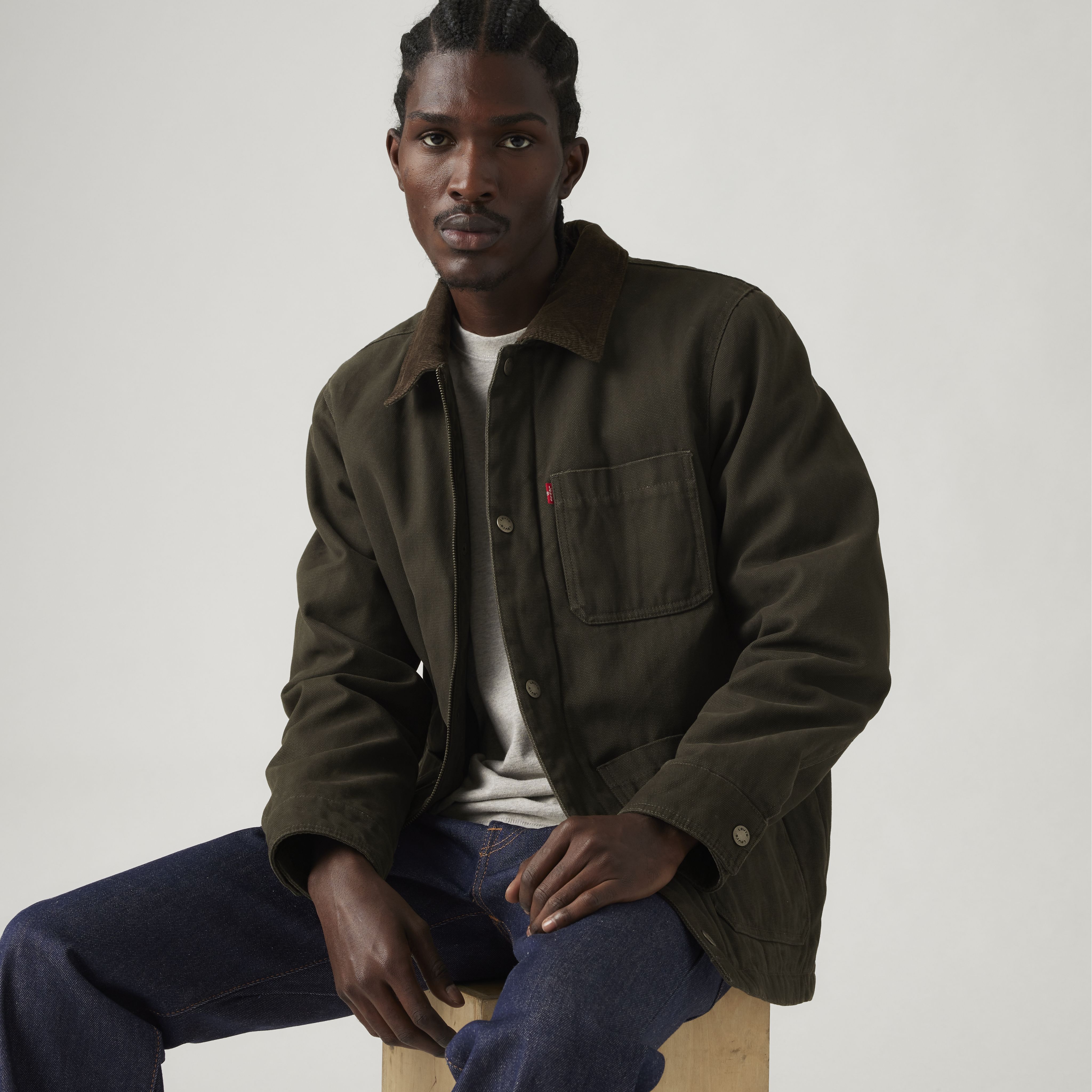 02M685◯ Levi's 中綿 ミリタリー ワーク フィールドジャケット M Blanket Lined Field Jacket - Green | Levi's® US