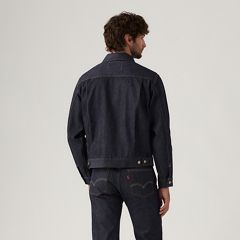 1953 Type II Selvedge Denim Trucker Jacket — Organic Rigid - Dark Wash 4