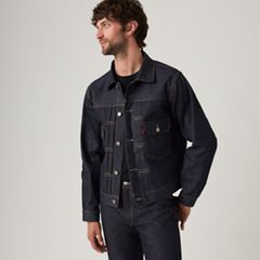 1953 Type II Selvedge Denim Trucker Jacket — Organic Rigid - Dark Wash 1