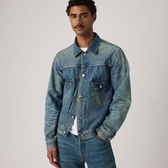 1953 Type II Selvedge Denim Trucker Jacket — Klamath Falls - Medium Wash 1