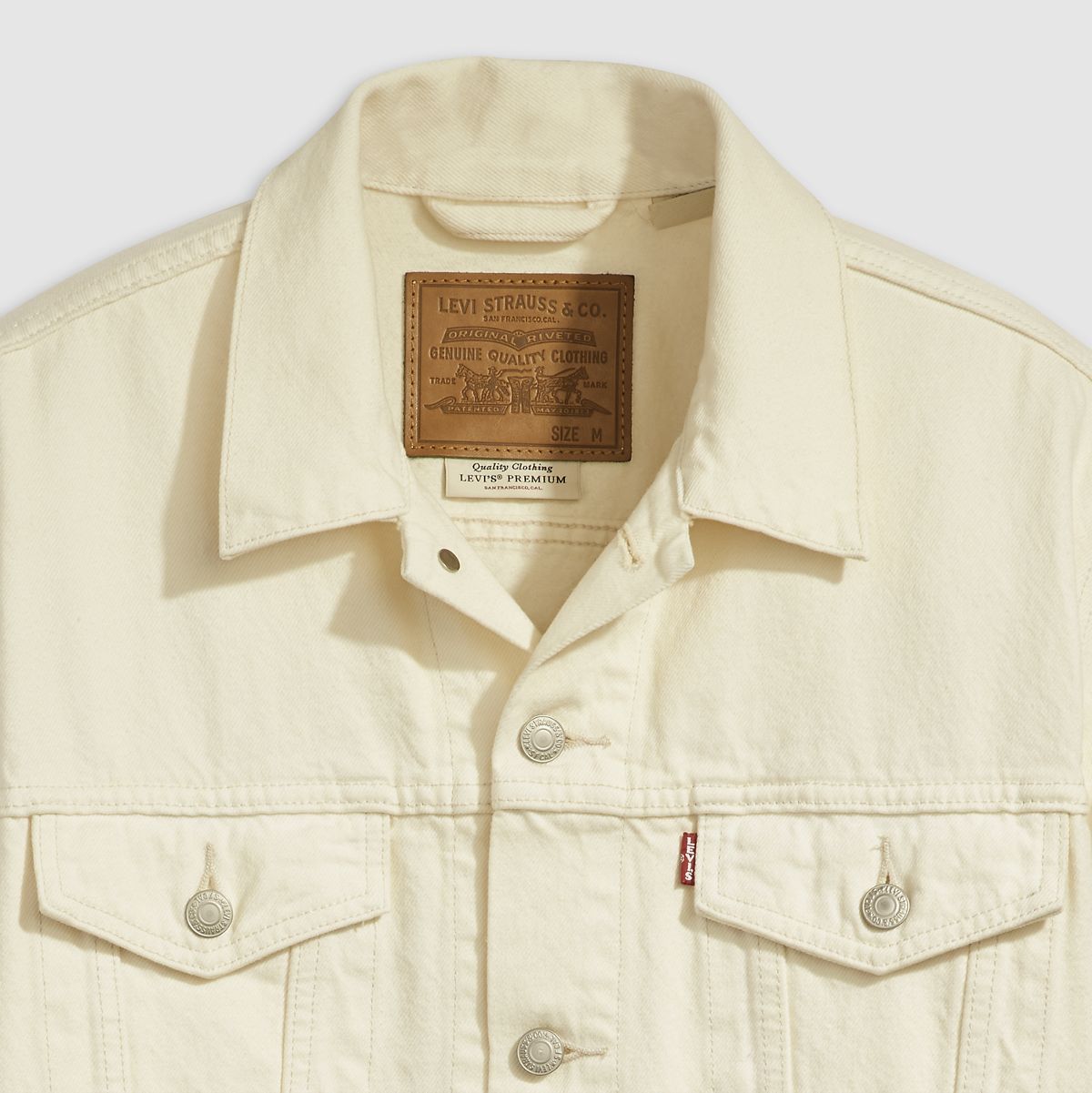 Trucker Jacket — Everlasting Light - White -
