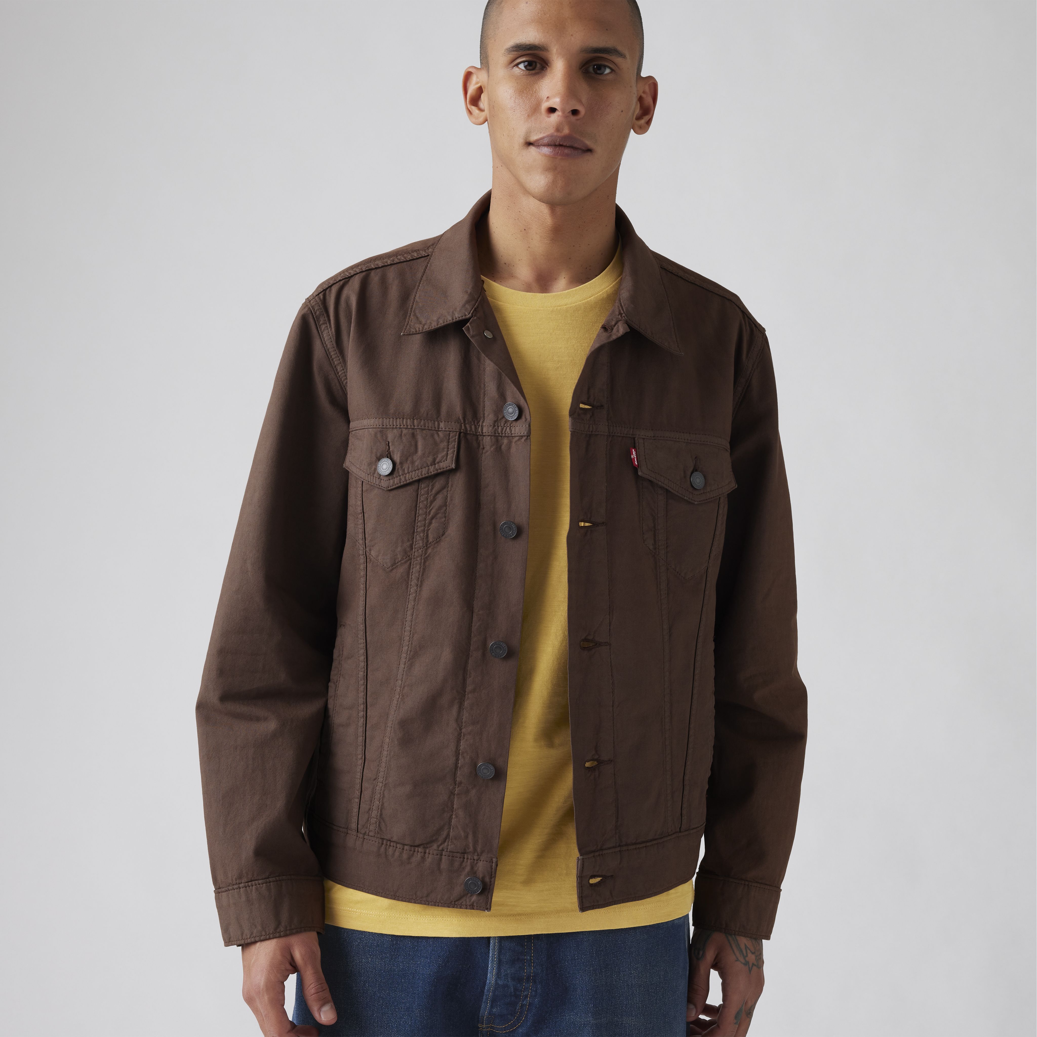 Cotton Linen Trucker Jacket 1