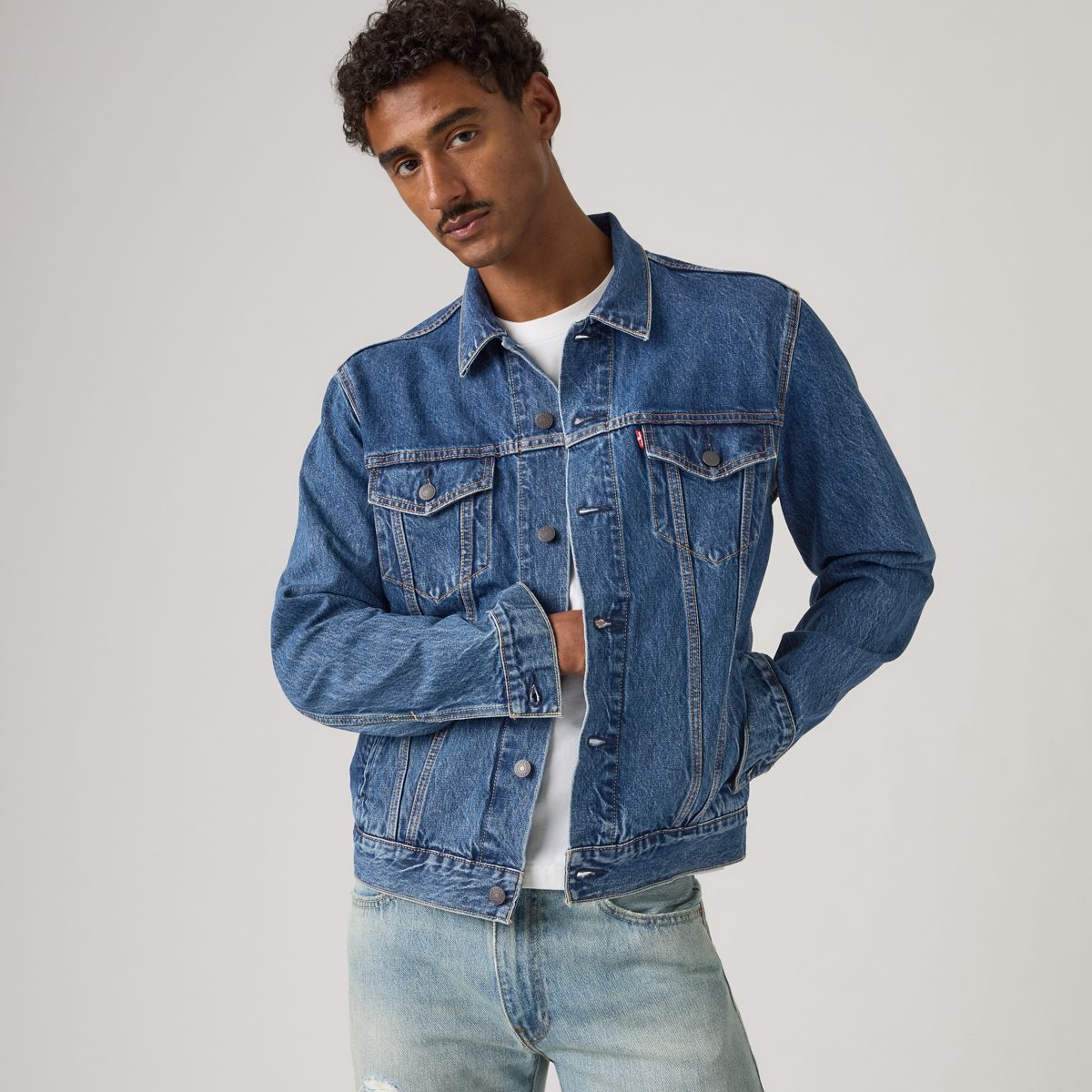 Trucker Jacket — Million Dollar - Dark Wash
