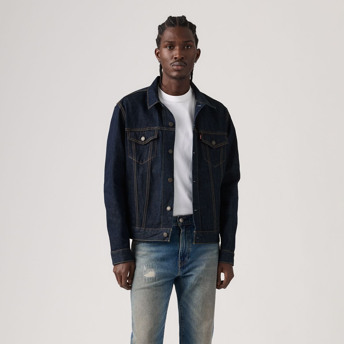 Trucker Jacket — Wash It Out Rinse - Dark Wash