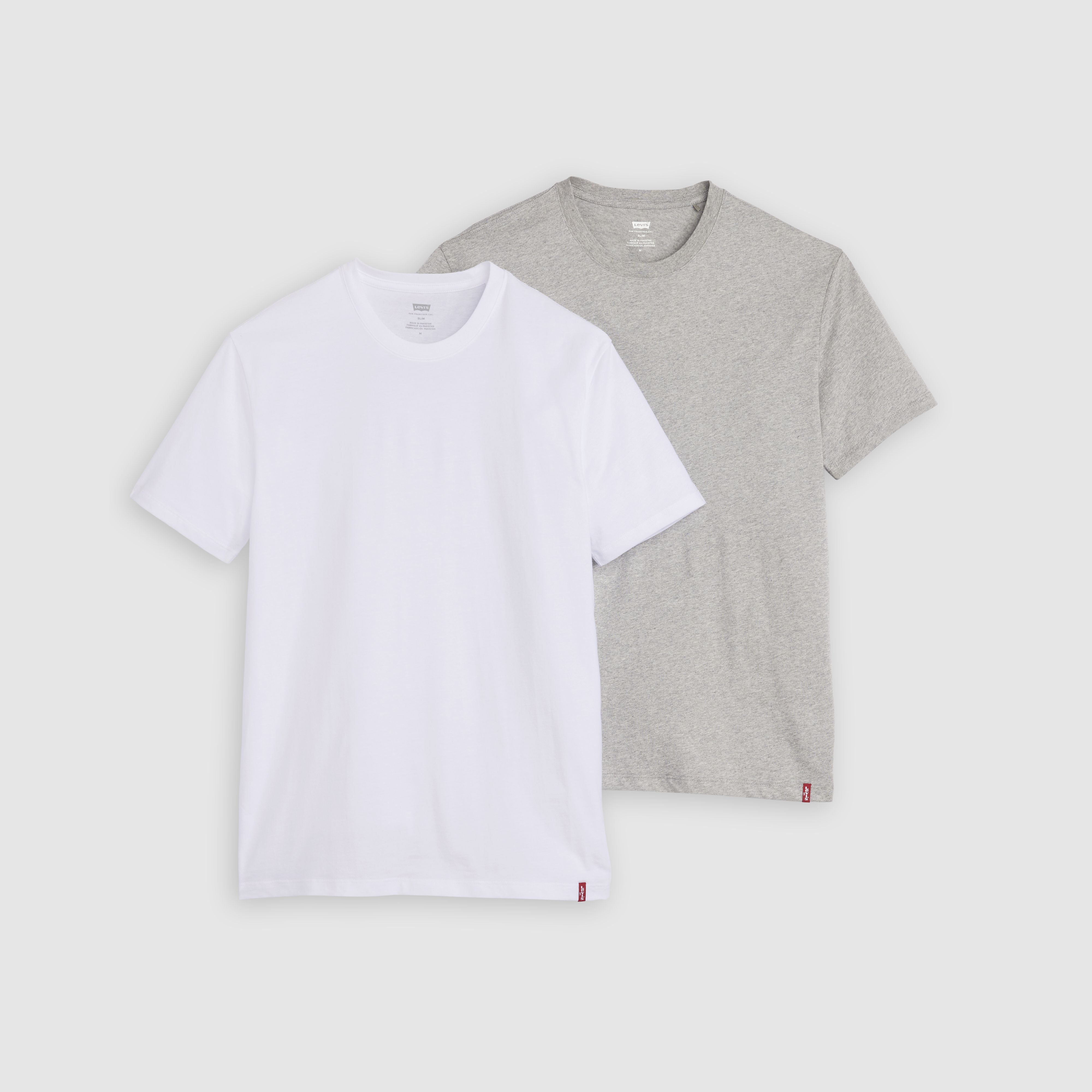 Slim Rundhals-T-Shirt – 2er-Pack 1