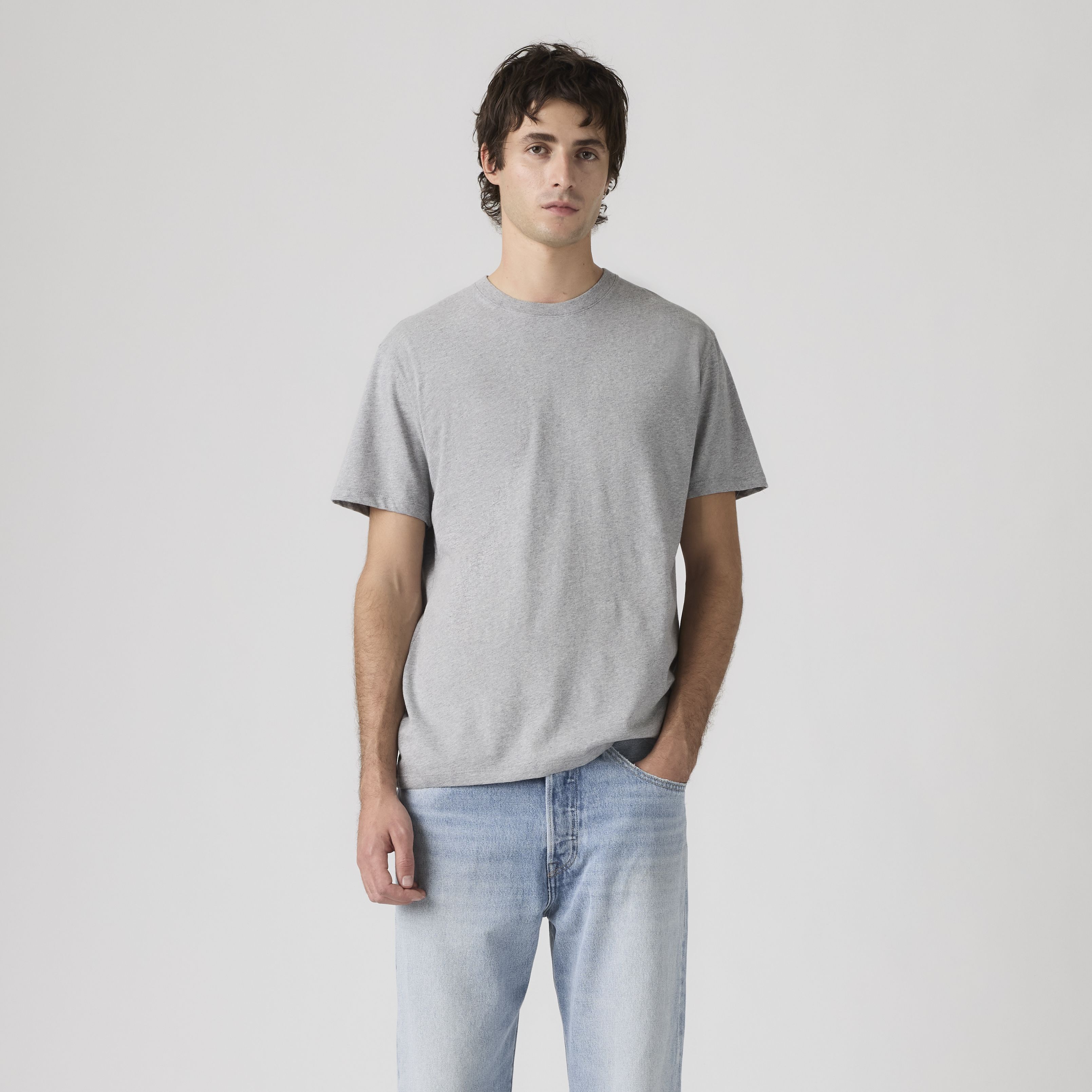 T-shirt girocollo slim - Confezione da 2 3
