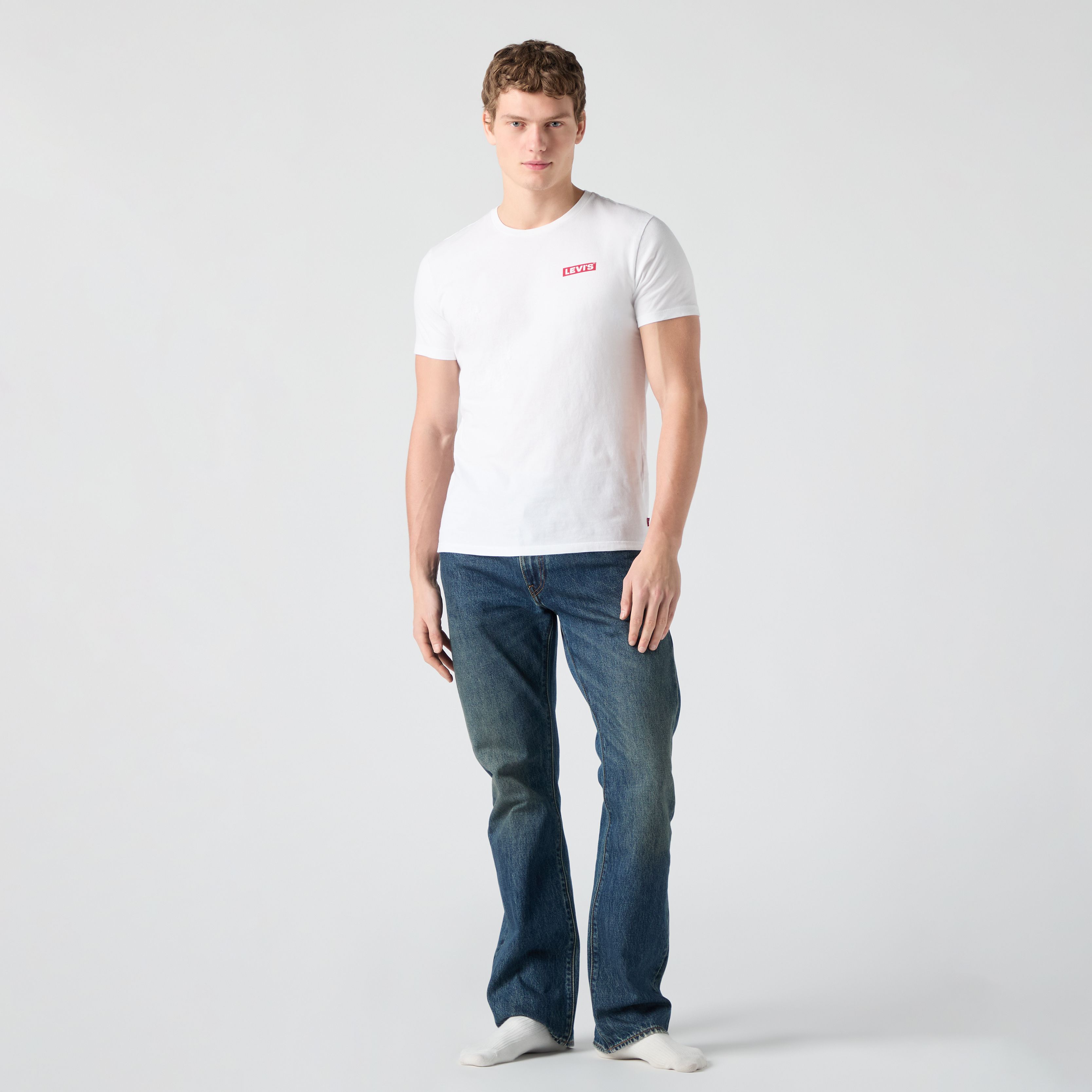 Rundhals-T-Shirt mit Grafik – 2er-Pack 1