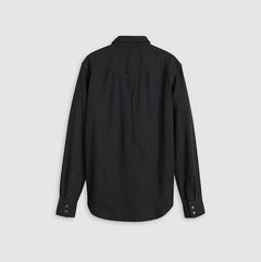 Barstow Standard Western Denim Shirt — Marble Black - Black 5
