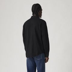 Barstow Standard Western Denim Shirt — Marble Black - Black 3