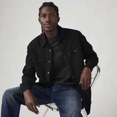 Barstow Standard Western Denim Shirt — Marble Black - Black 1