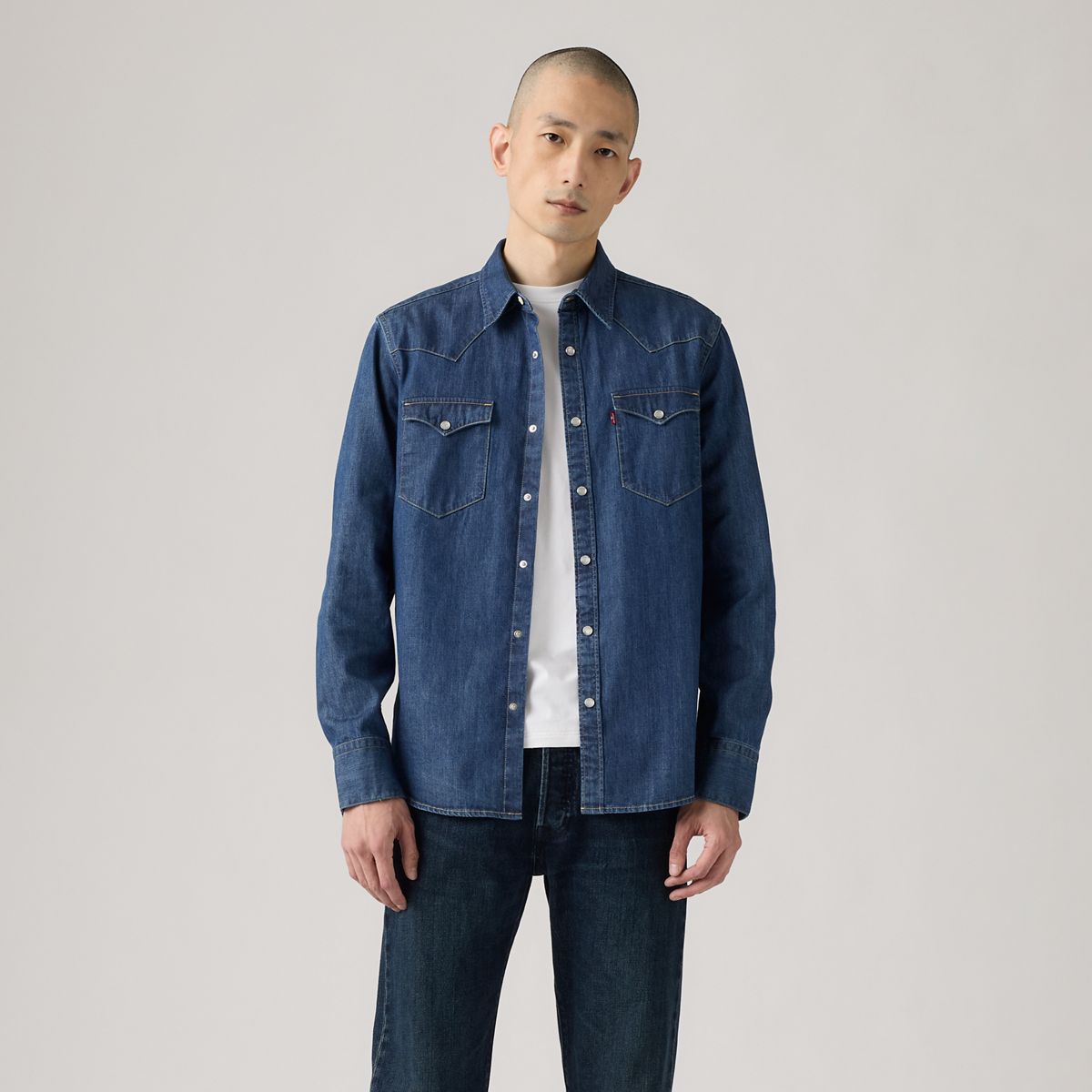 Barstow Standard Western Denim Shirt — LOWER HAIGHT