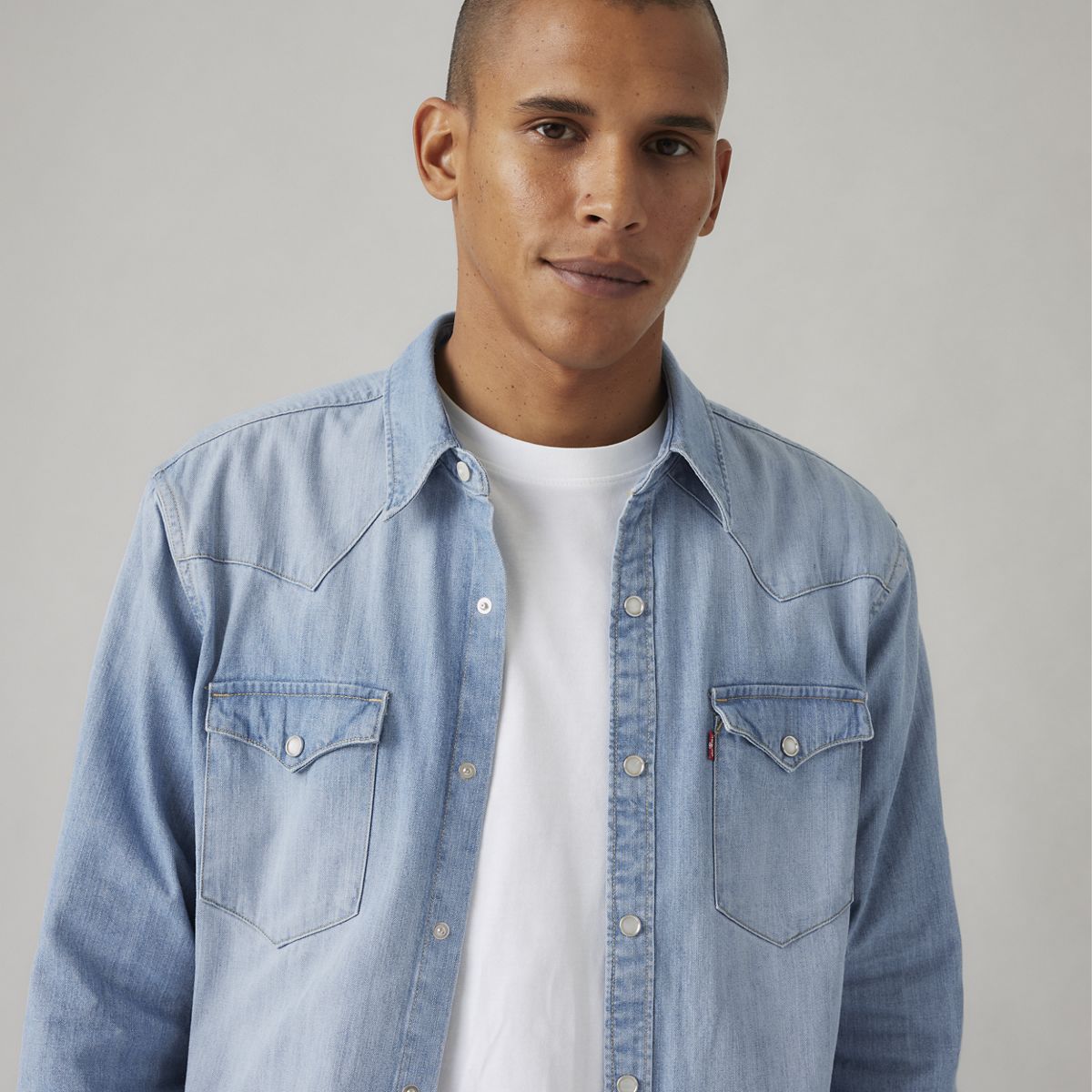Barstow Standard Western Denim Shirt — ESTA NOCHE