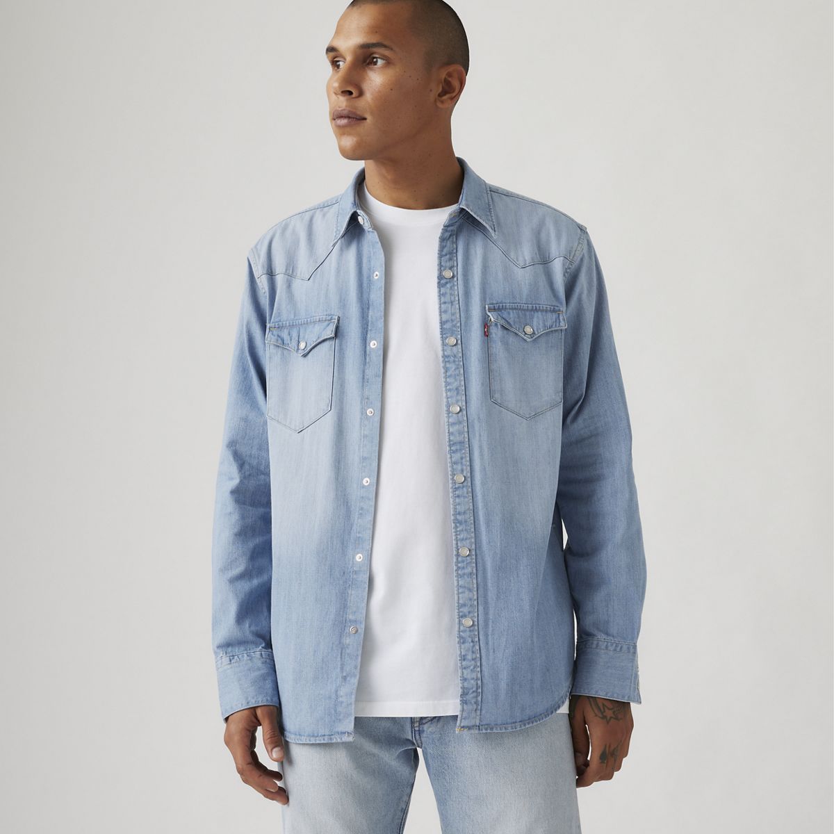 Barstow Standard Western Denim Shirt — ESTA NOCHE