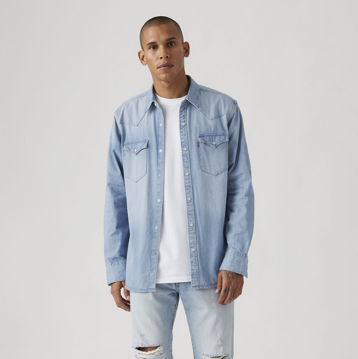 Barstow Standard Western Denim Shirt — ESTA NOCHE