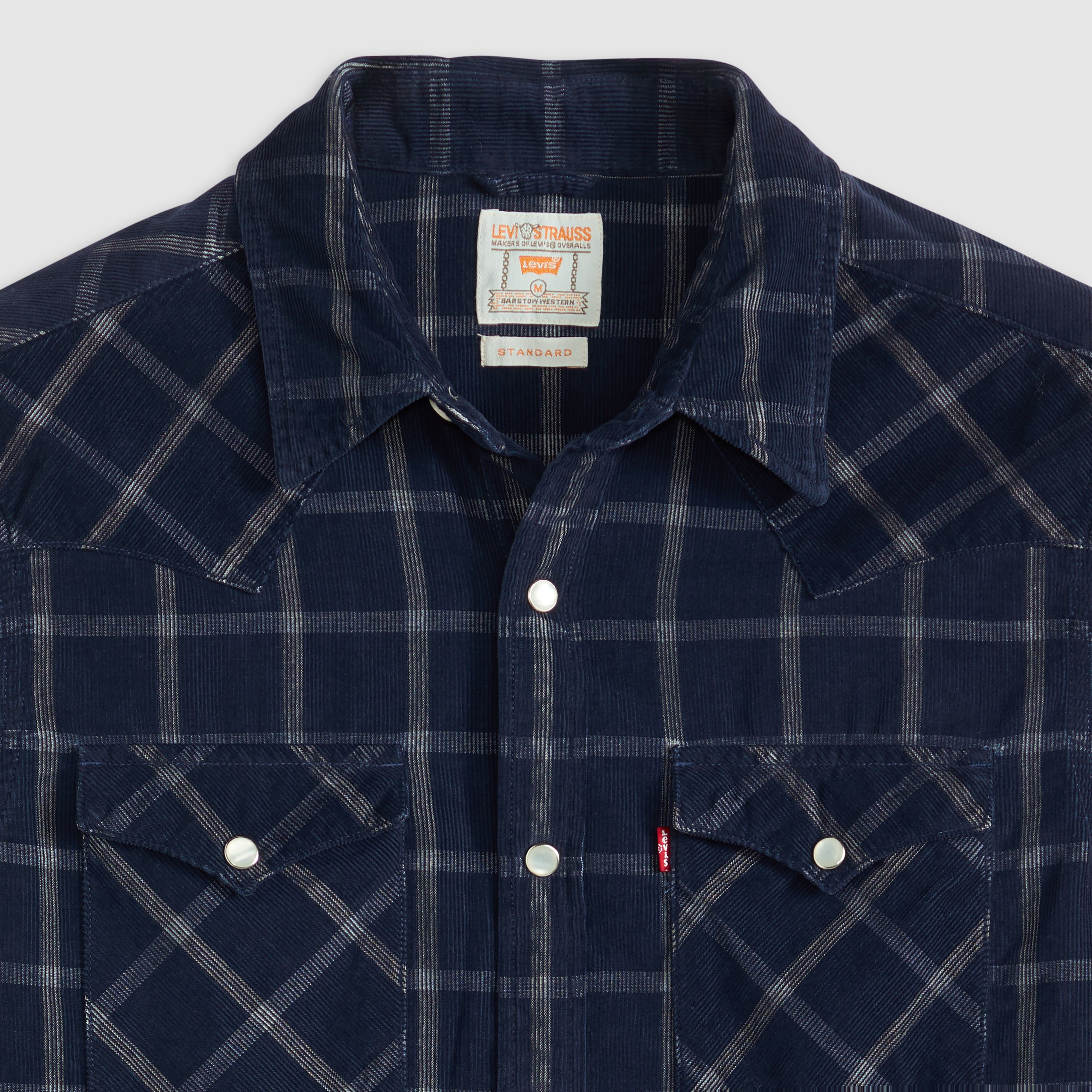 Barstow Standard Fit Western Corduroy Shirt 6