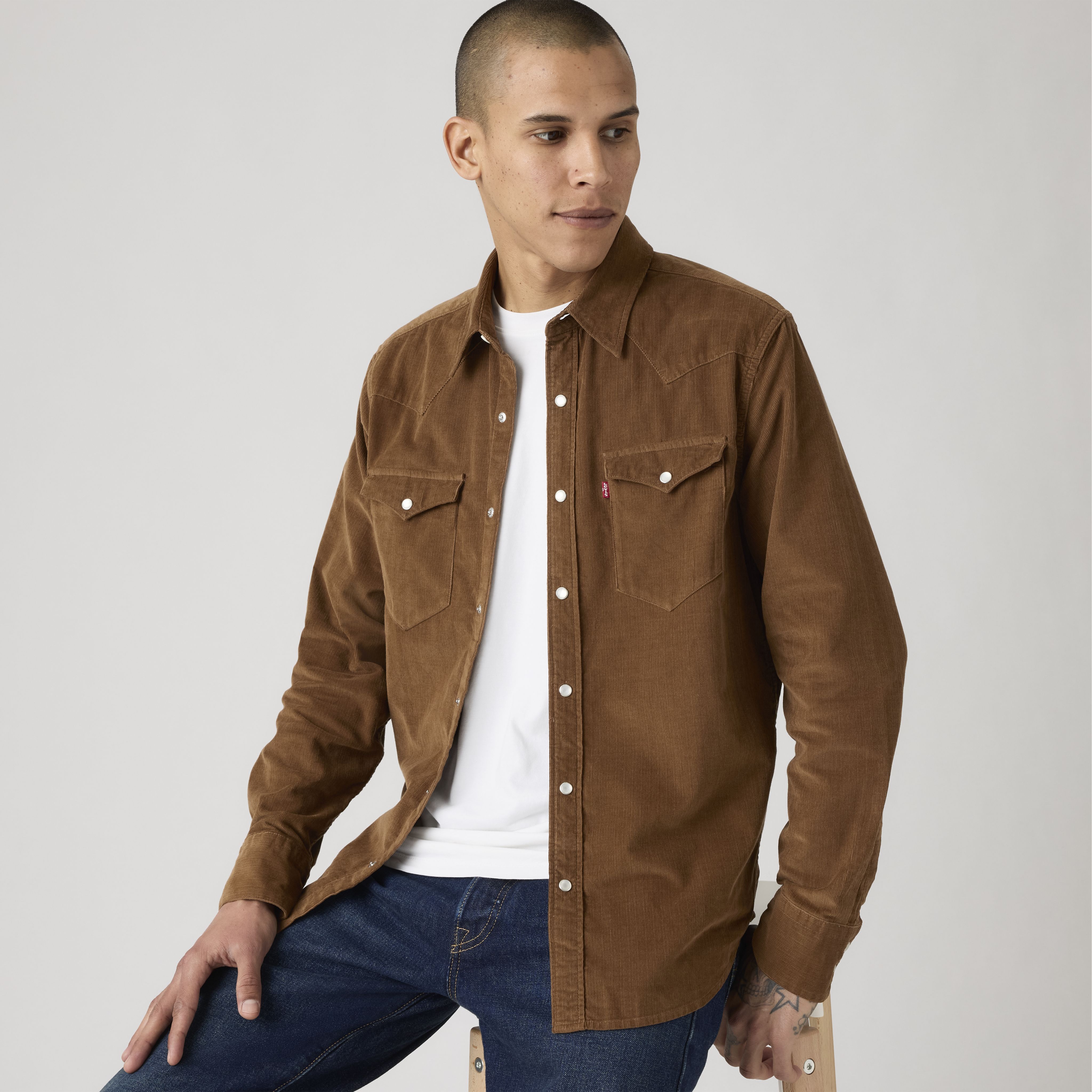 Barstow Western Corduroy Shirt 1