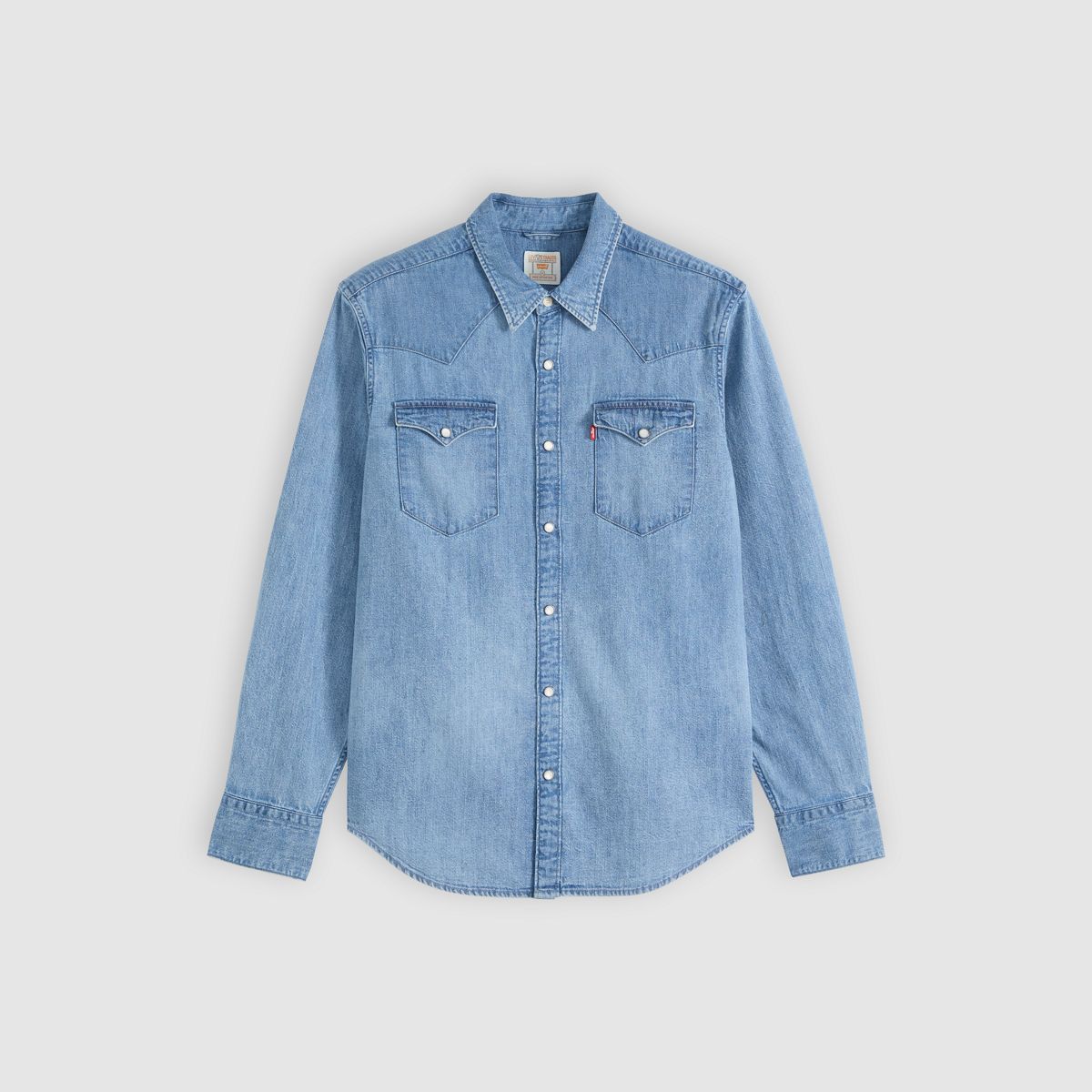 Barstow Standard Western Denim Shirt — Blue Sky Mountian Light - Light Wash