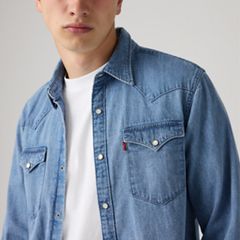 Barstow Standard Western Denim Shirt — Blue Sky Mountian Light - Light Wash 2
